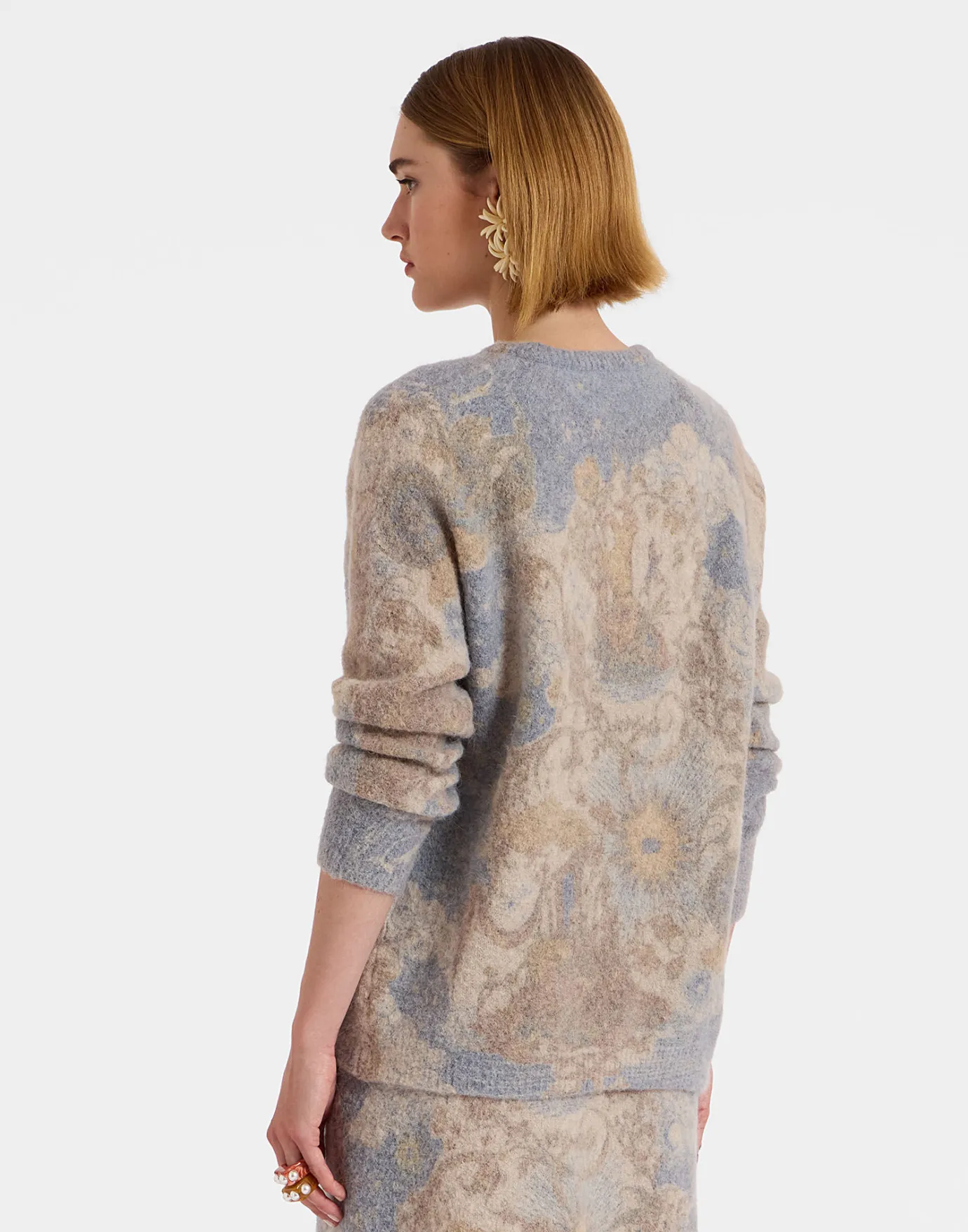 La DoubleJ All-In SweaterLight Blue in Woolmix | Pulls | READY TO WEAR