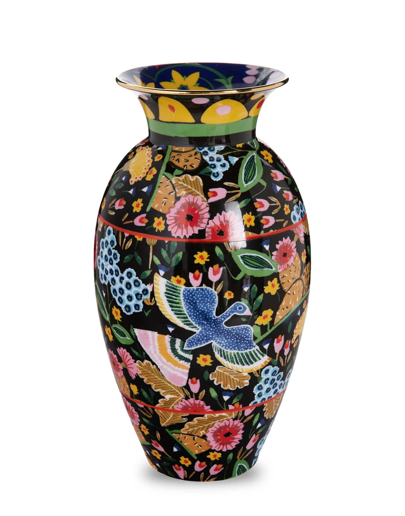 La DoubleJ Amphora VaseColombo Nero in Porcelain | Vases | Décoration