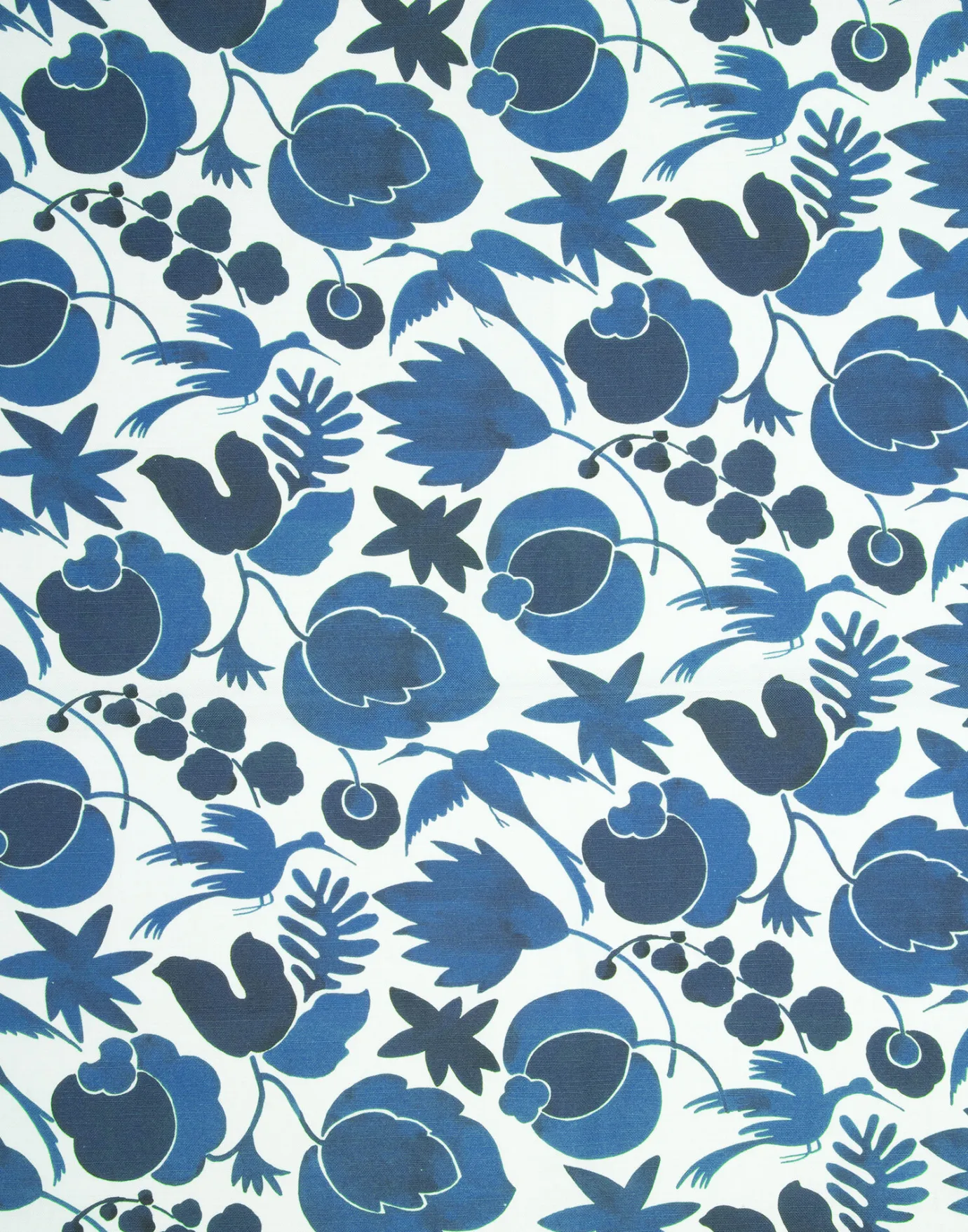 La DoubleJ ApronWildbird Blu in Cotton | Tabliers | Textiles