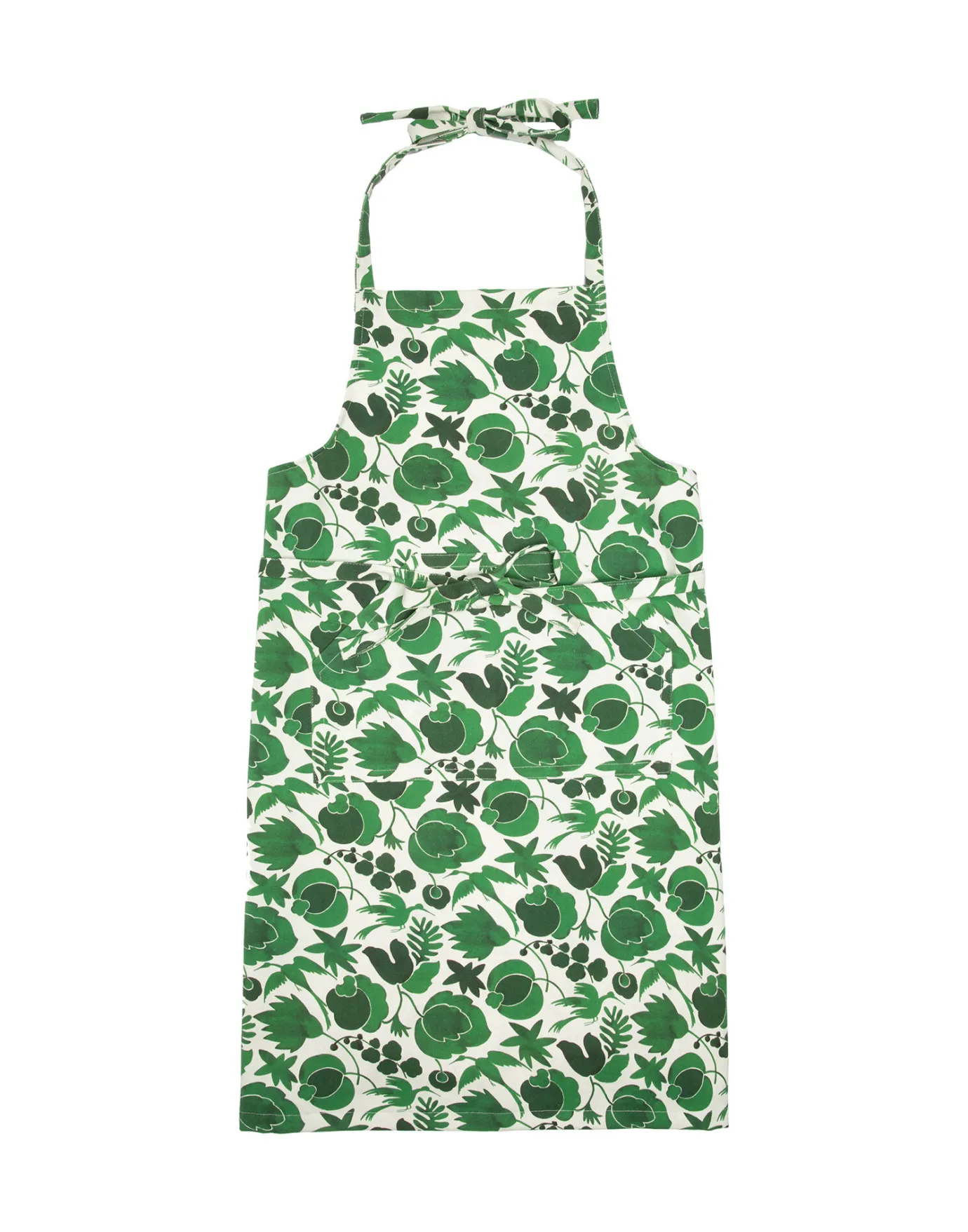 La DoubleJ ApronWildbird Verde in Cotton | Tabliers | Textiles