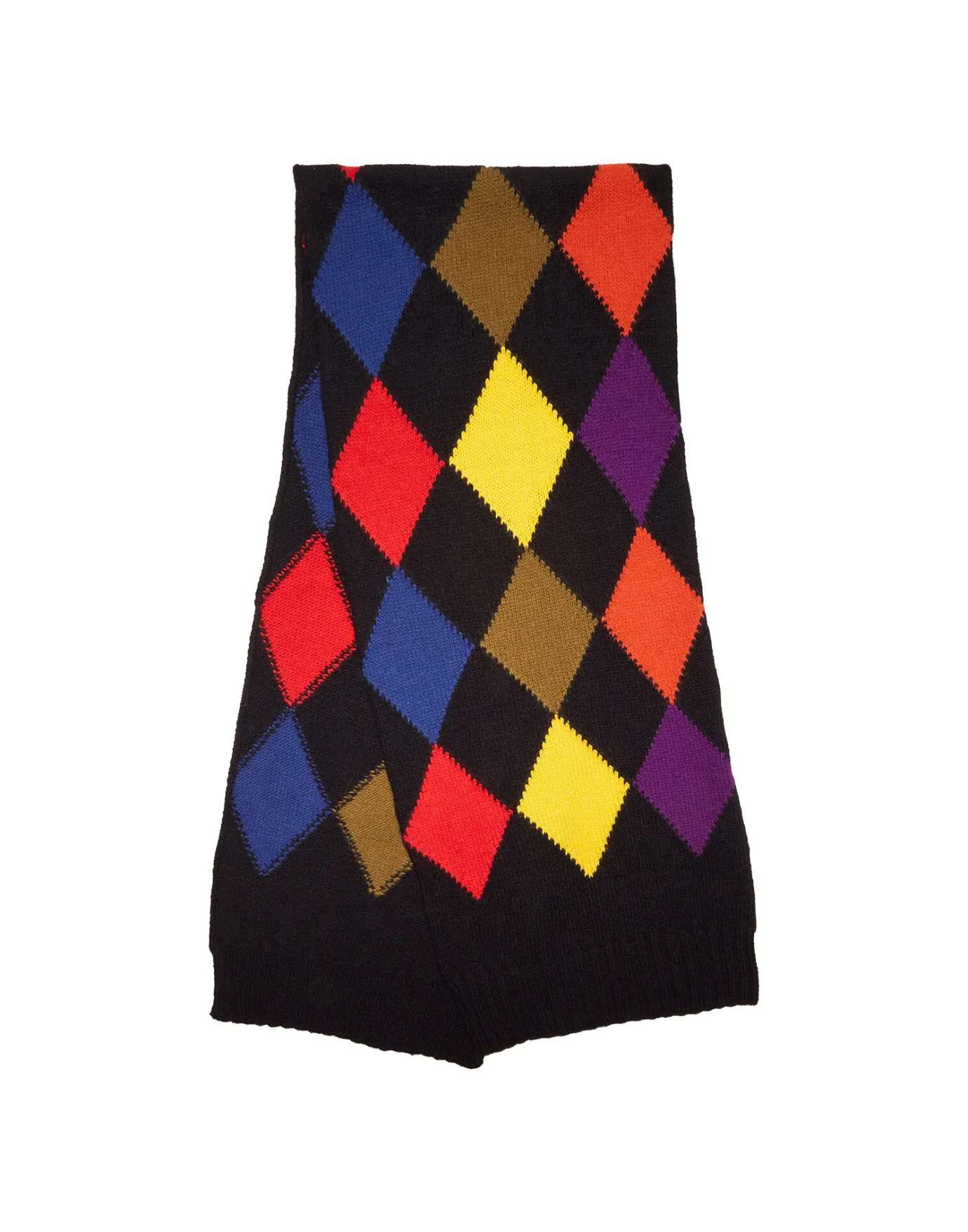 La DoubleJ Argyle ScarfMulticolor in Wool | Foulards Et Écharpes | ACCESSORIES