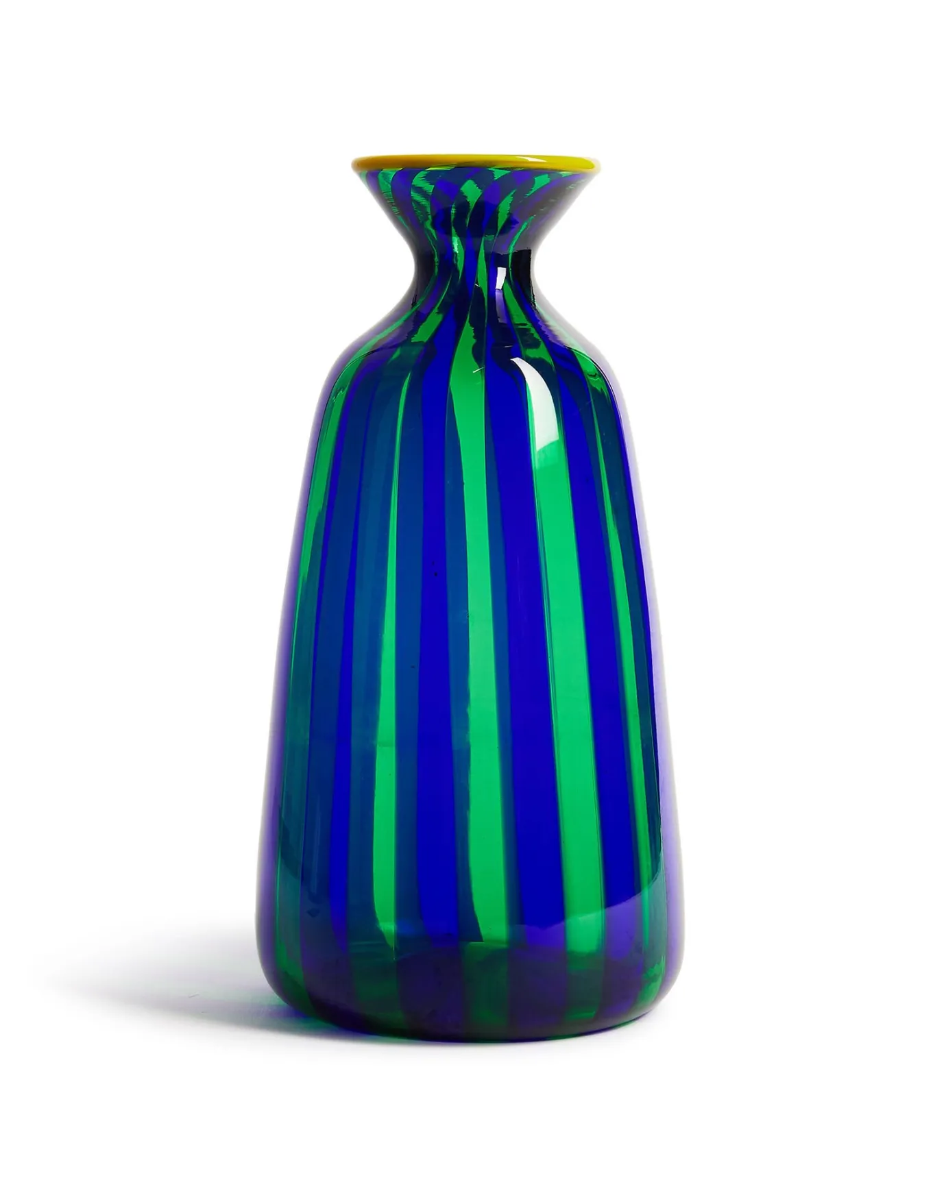 La DoubleJ Bottiglia Vase (Smooth)Blu/Verde in Glass | Vases | Décoration