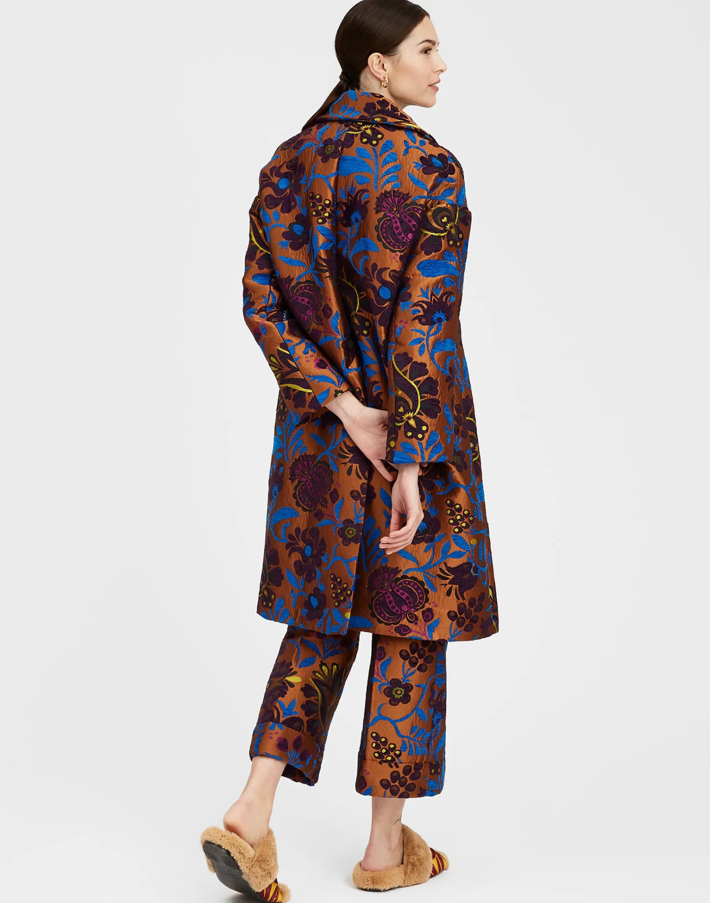 La DoubleJ Boxy CoatJacquard Selva in Jacquard | Manteaux Et Blousons | READY TO WEAR