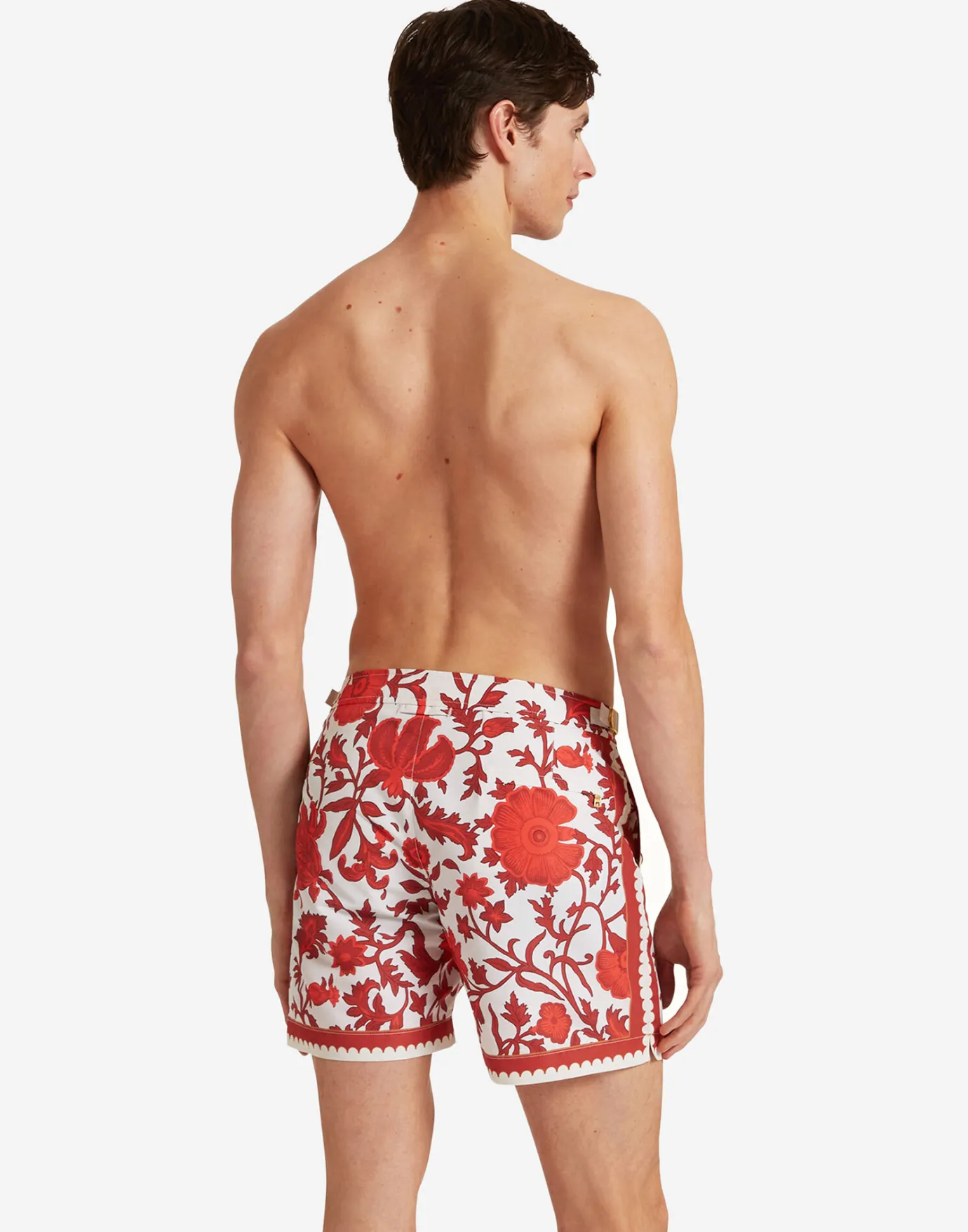 La DoubleJ Bulldog Swim ShortsDragonflower Placèe Red in Recycled Polyester | Tenues De Plage | READY TO WEAR