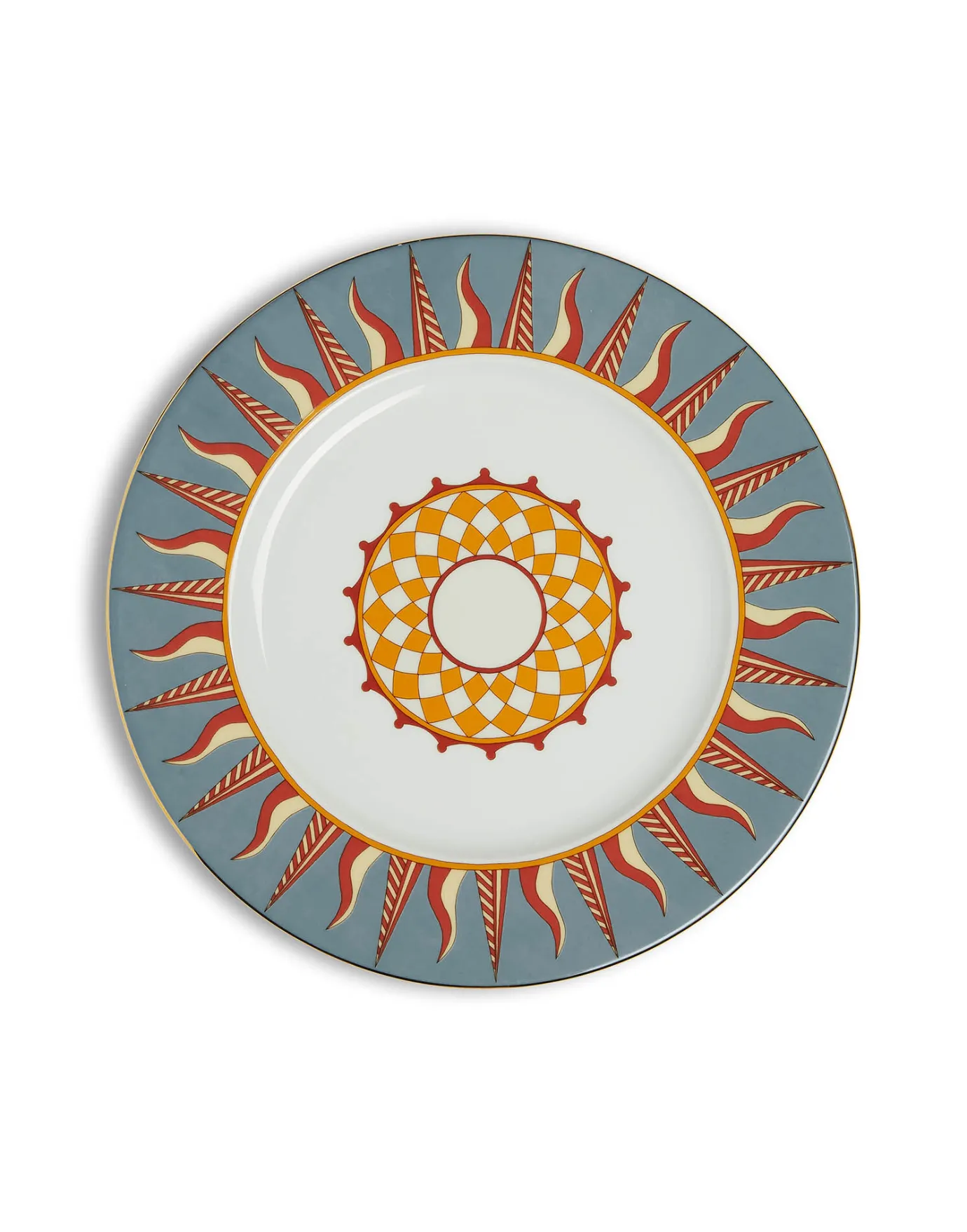 La DoubleJ Charger PlateRa Sky Blue in Porcelain | Assiettes | Table