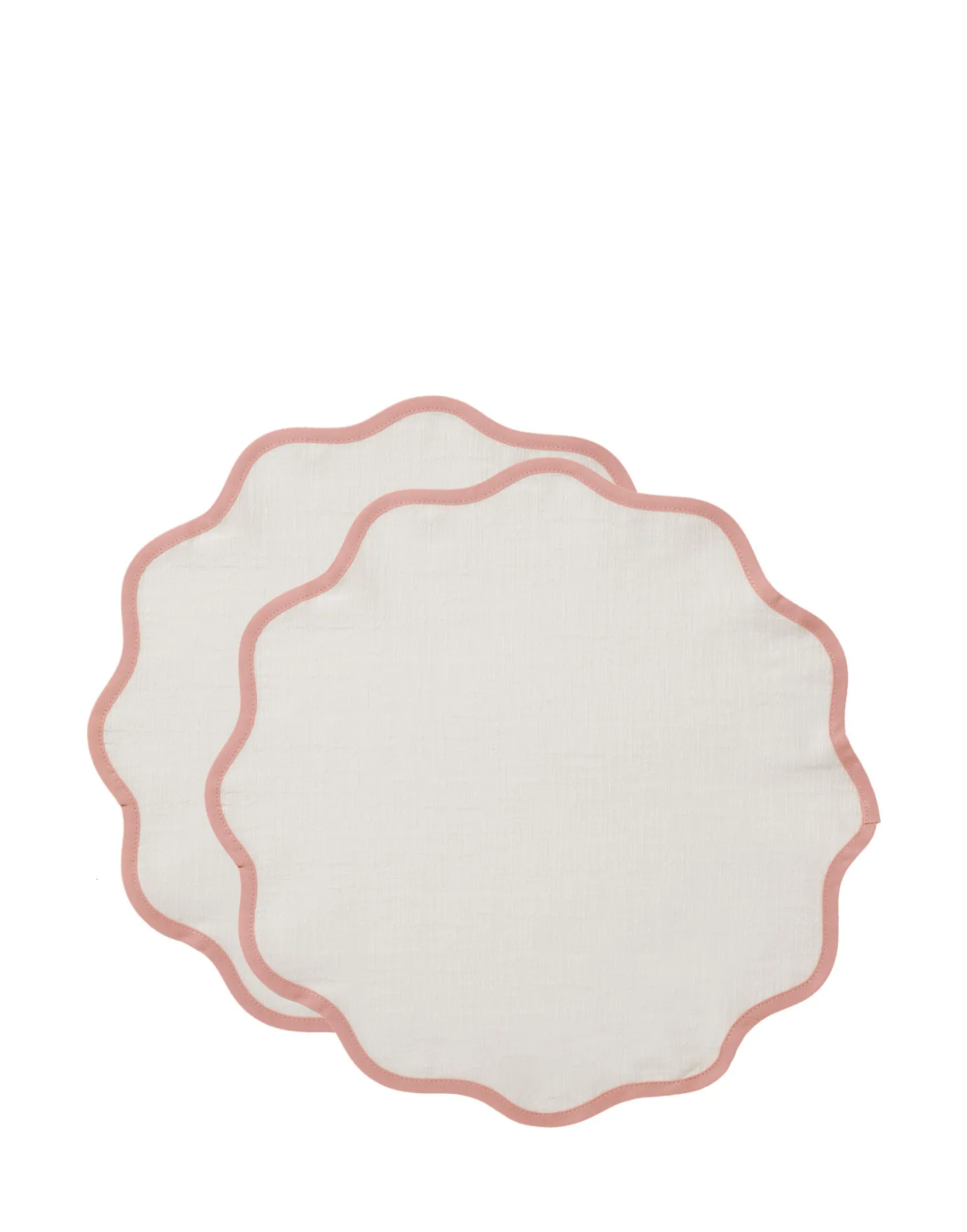 La DoubleJ Cloud Placemat Set of 2Pink in Cotton | Sets De Table | Textiles