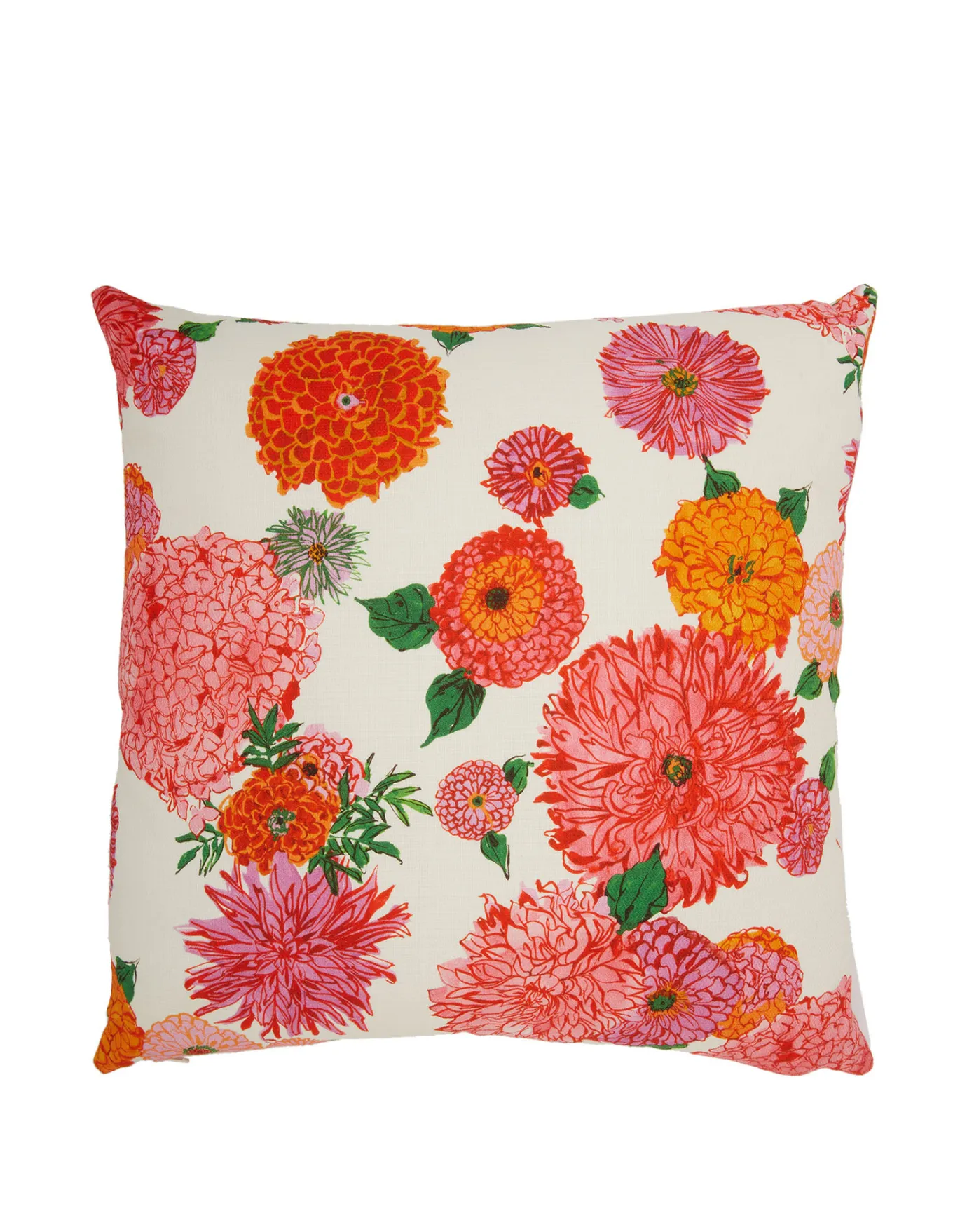 La DoubleJ Cushion (45X45)Bright Blooms in Cotton Honan | Décoration | Coussins Et Plaids