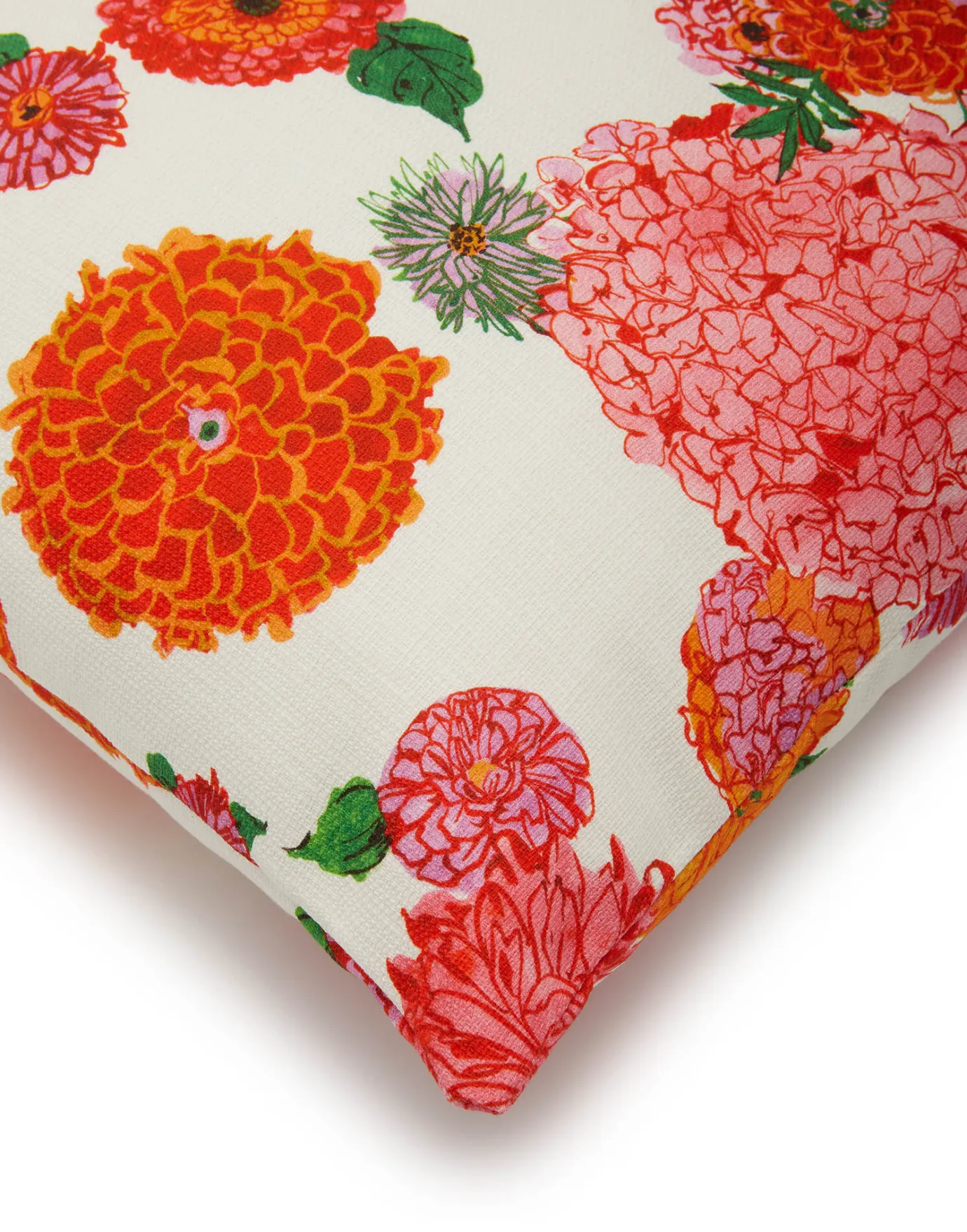 La DoubleJ Cushion (45X45)Bright Blooms in Cotton Honan | Décoration | Coussins Et Plaids