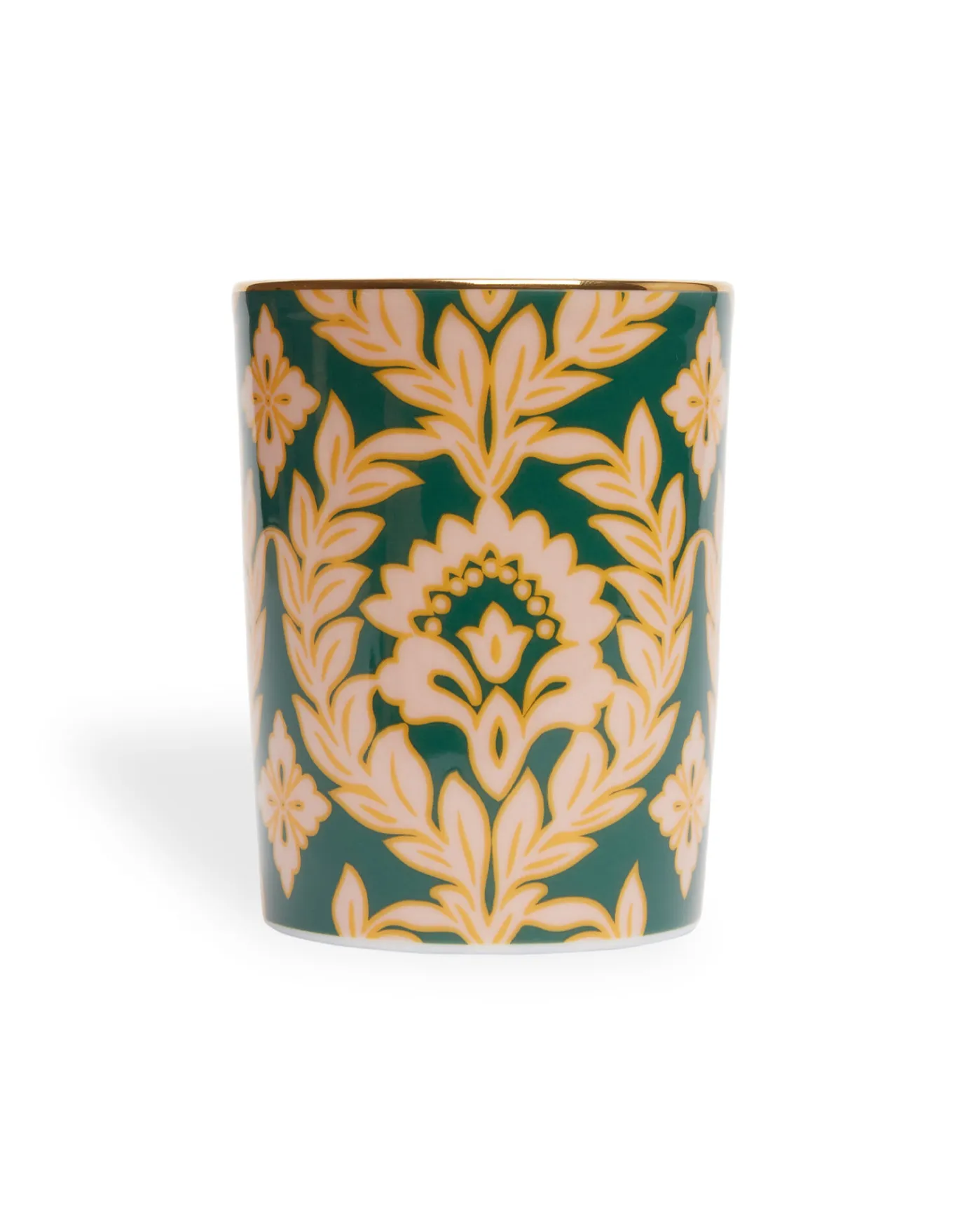 La DoubleJ Decorative CupGreen Garland in Porcelain | Vases | Décoration