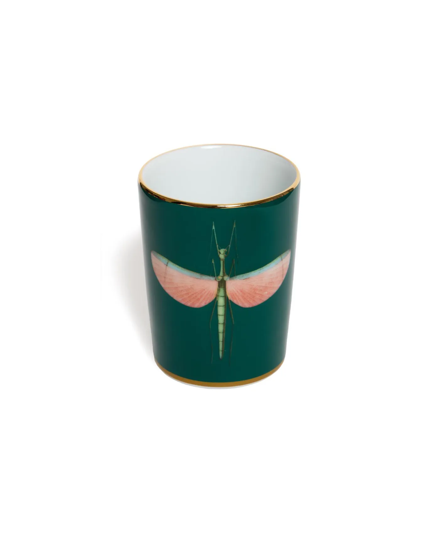 La DoubleJ Decorative CupLibellula Green in Porcelain | Vases | Décoration