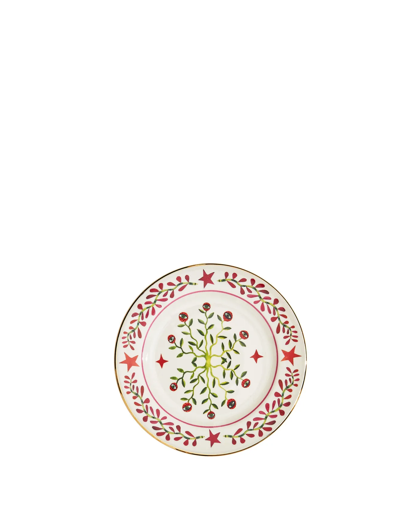 La DoubleJ Dessert Plates Set of 2Eye Vines in Porcelain | Assiettes à Dessert & à Côté | Table