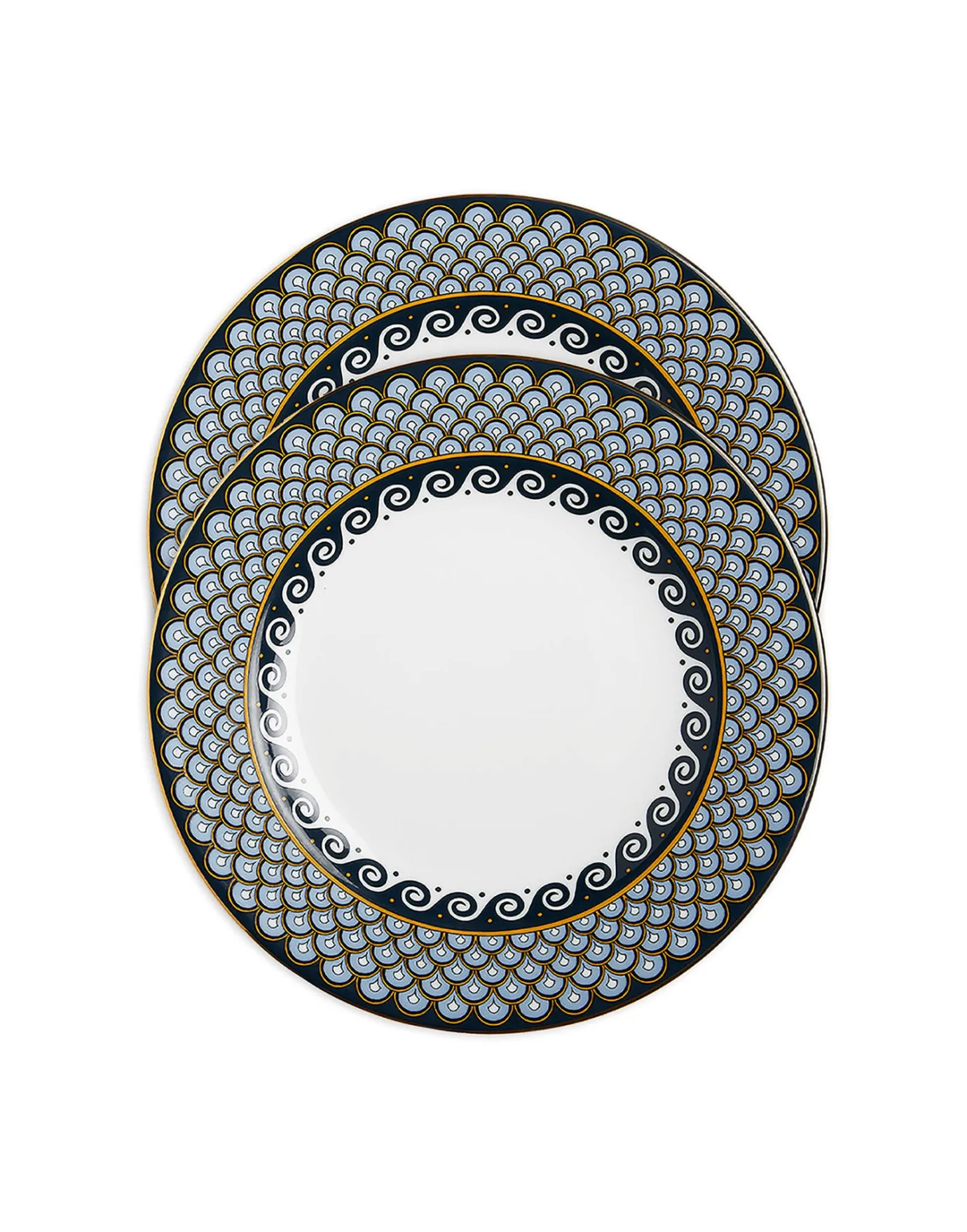 La DoubleJ Dinner Plates Set Of 2Odysseus in Porcelain | Assiettes | Table