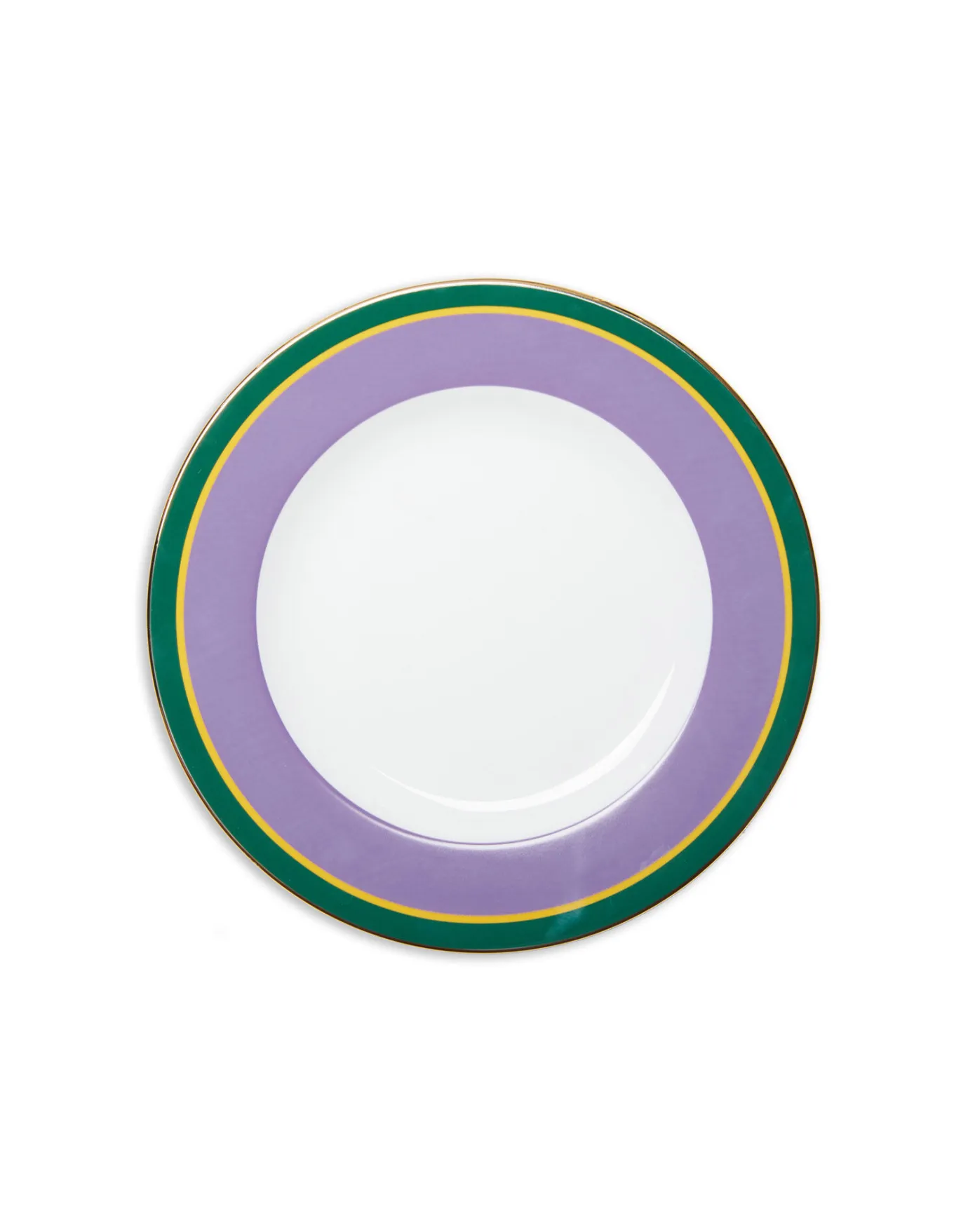 La DoubleJ Dinner Plates Set Of 2Rainbow Viola in Porcelain | Assiettes | Table