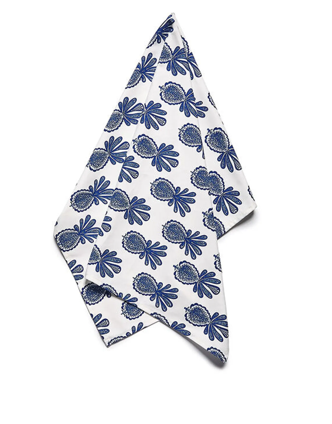 La DoubleJ DishtowelPineapple Blu in Cotton | Accessoires Cuisine | Textiles