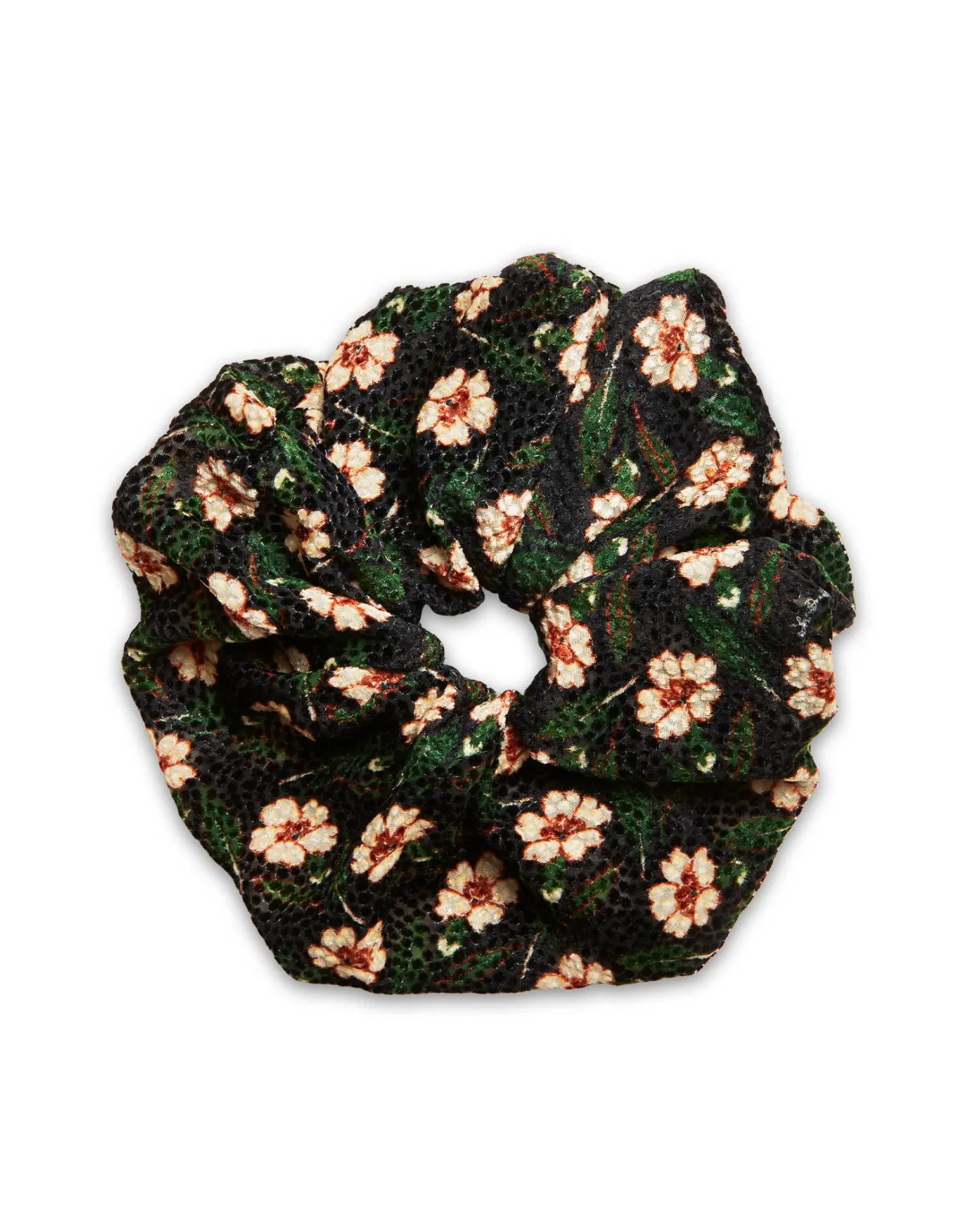 La DoubleJ Giga ScrunchieMayfair Black in Devore Velvet | Accessoires Pour Cheveux | ACCESSORIES