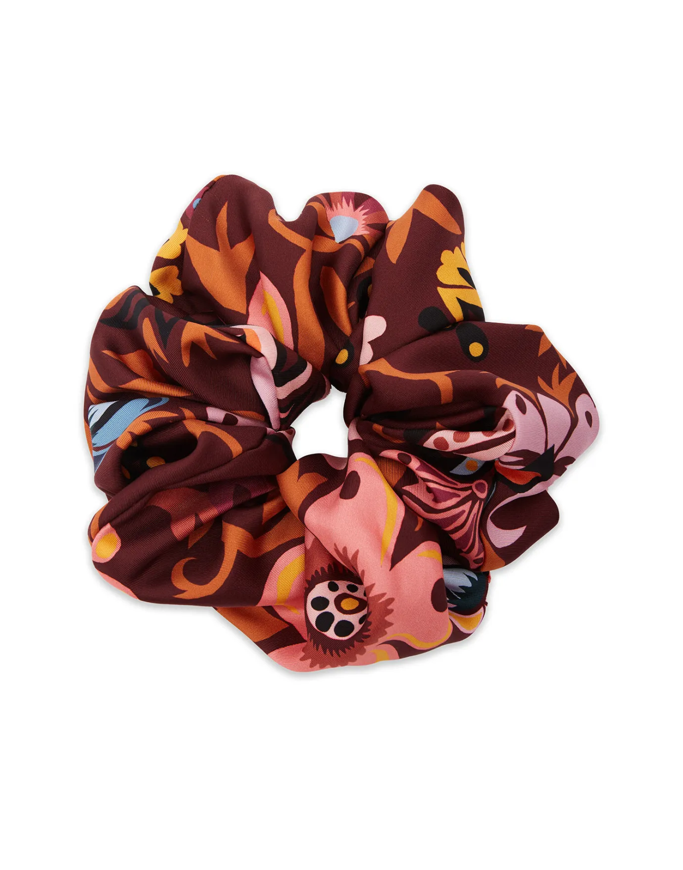 La DoubleJ Giga ScrunchieSelva in Silk Twill | Accessoires Pour Cheveux | ACCESSORIES