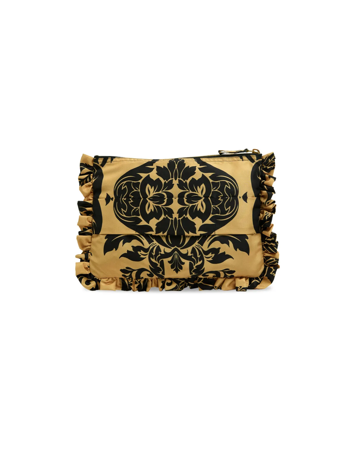 La DoubleJ Hand PochetteCherubs Gold in Light Faille | Sacs Et Pochettes | ACCESSORIES