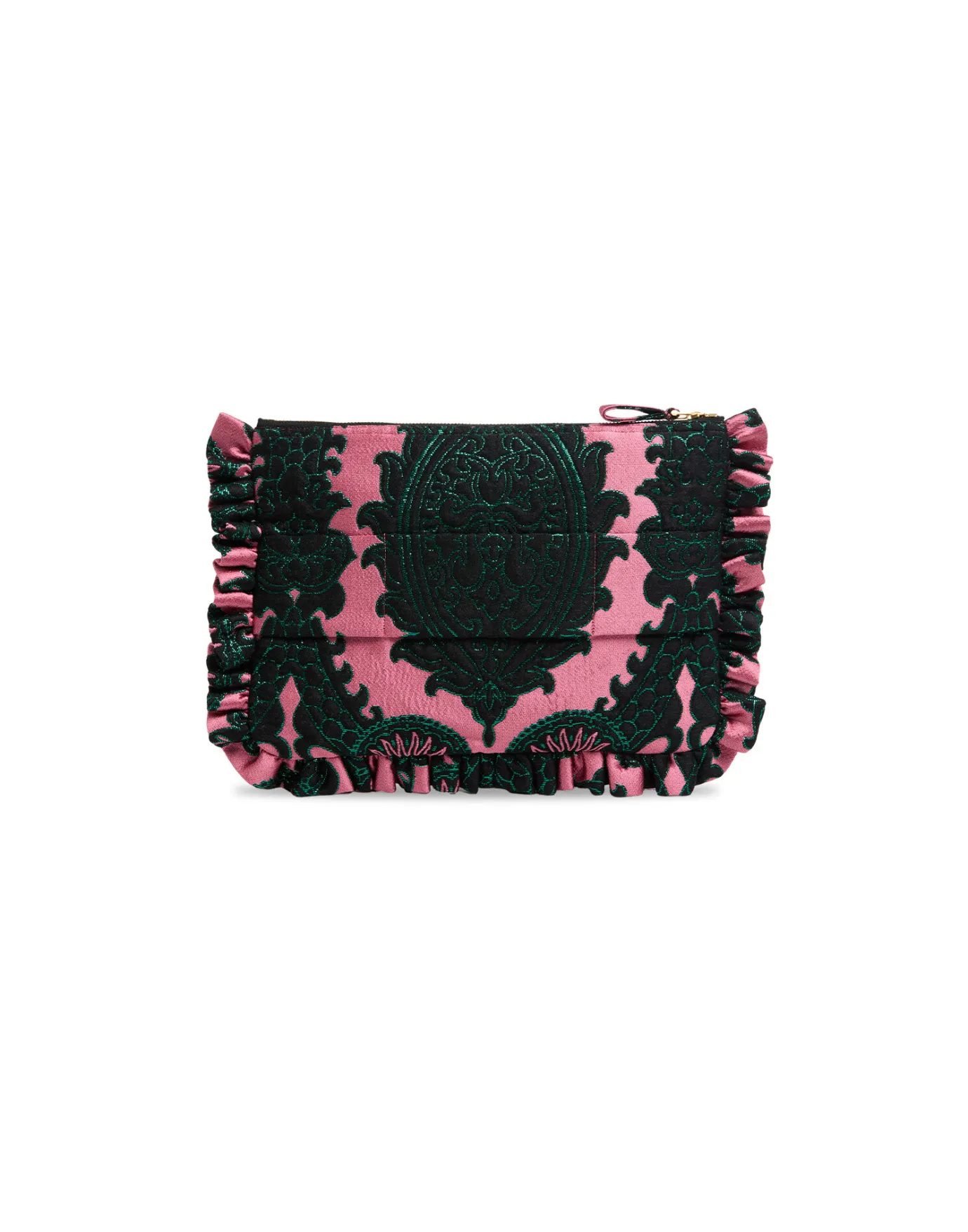 La DoubleJ Hand PochetteOltrarno Pink in Jacquard | Sacs Et Pochettes | ACCESSORIES