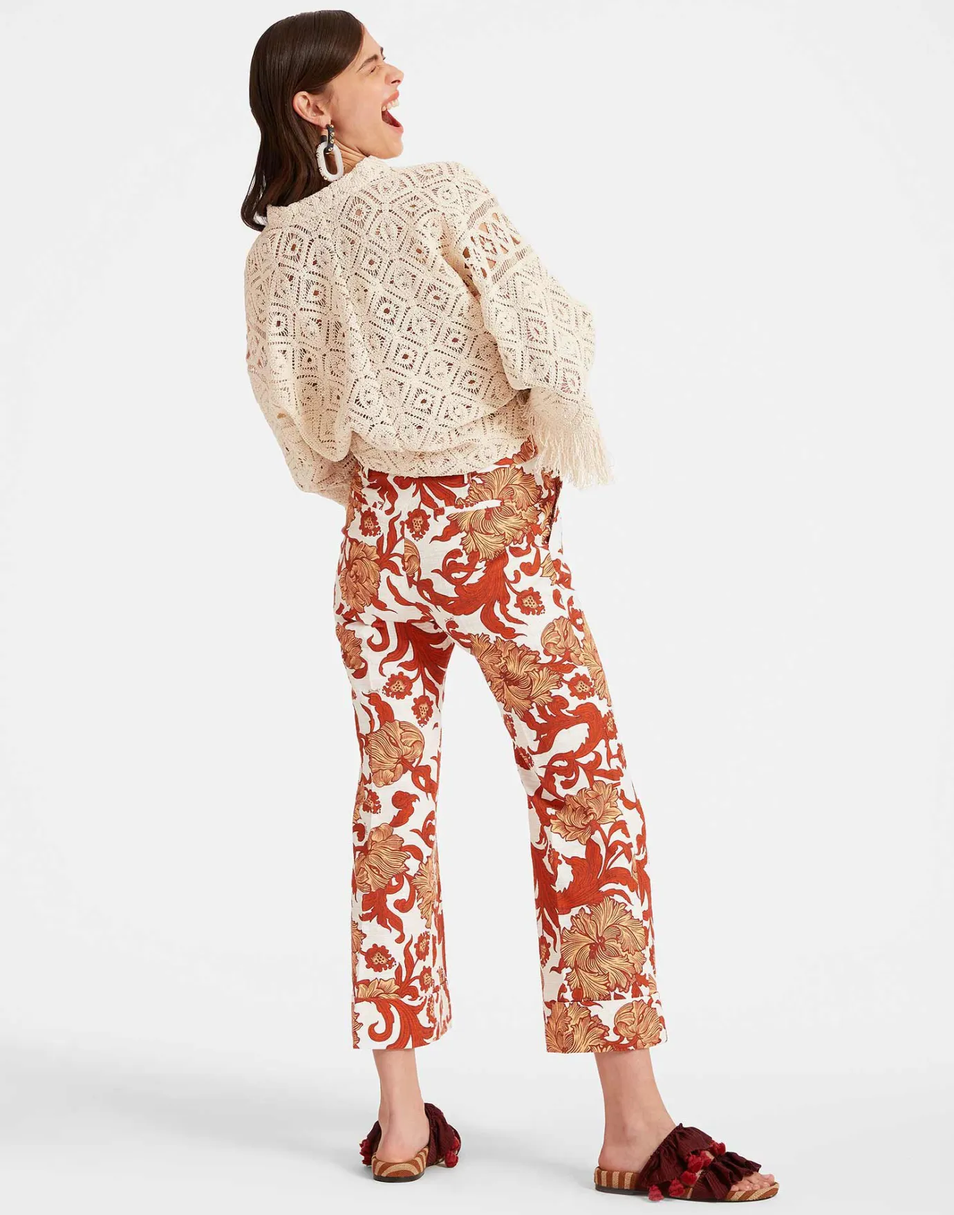 La DoubleJ Hendrix PantsReef White in Shot Cotton | Pantalon Et Short | READY TO WEAR