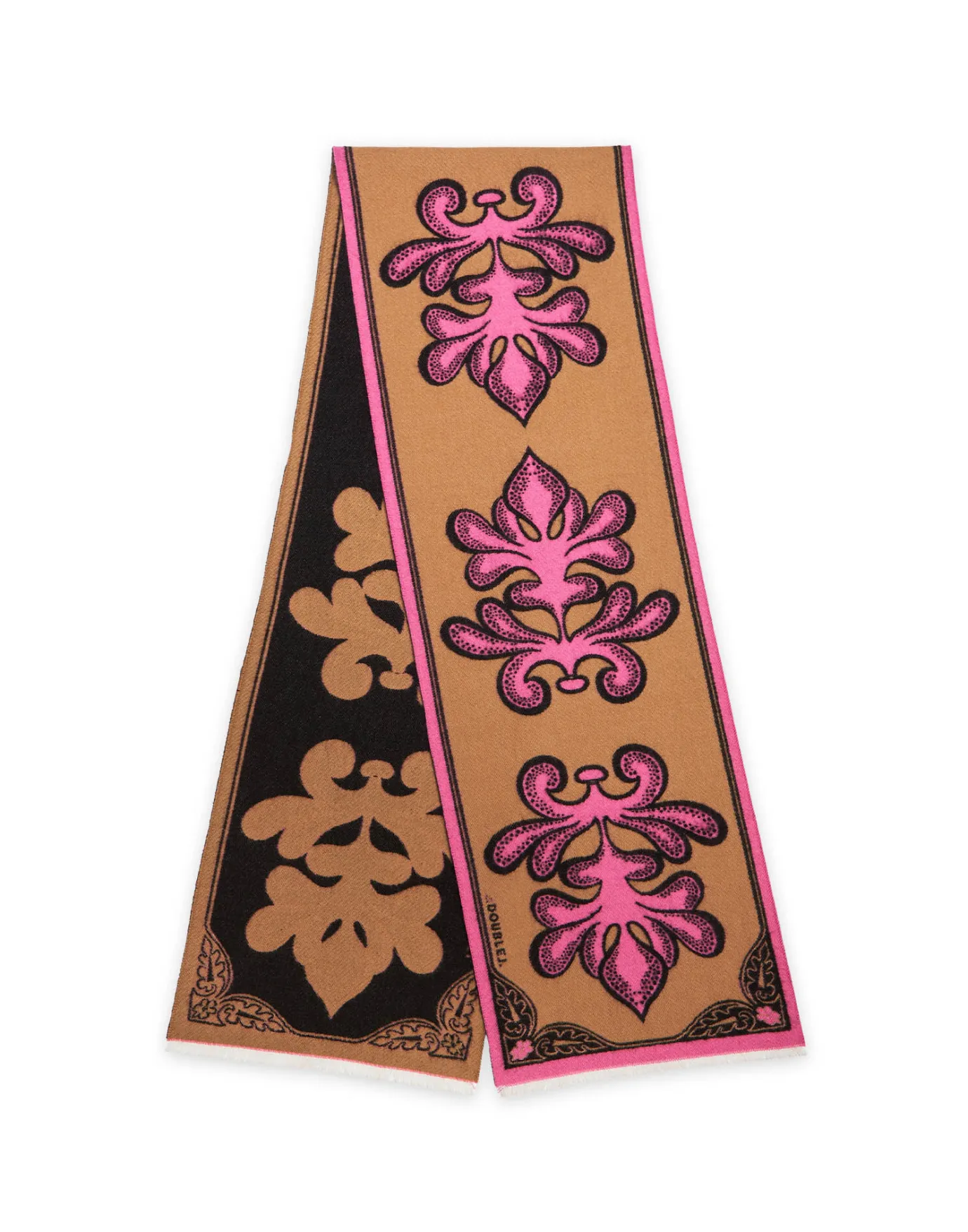 La DoubleJ Herald ScarfHerald Chocolate in Wool Silk | Foulards Et Écharpes | ACCESSORIES