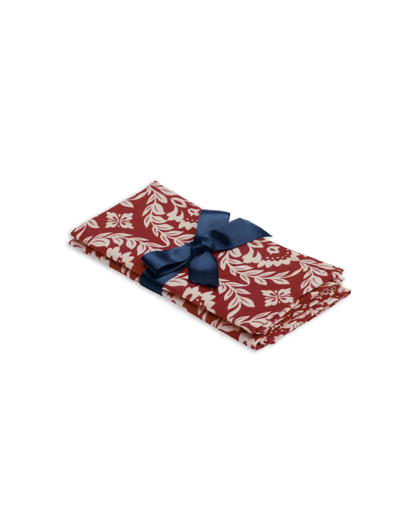 La DoubleJ Large Napkins Set Of 2Bordeaux Garland in Linen | Nappes | Textiles