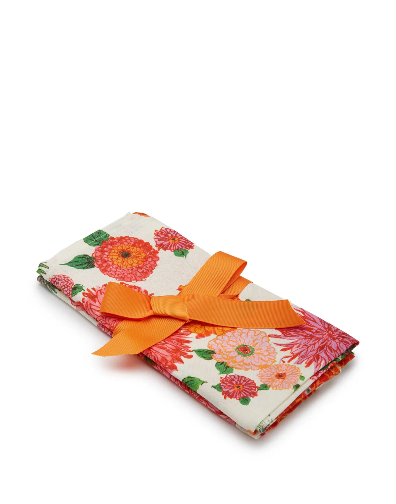 La DoubleJ Large Napkins Set Of 2Bright Blooms Small in Linen | Nappes | Textiles