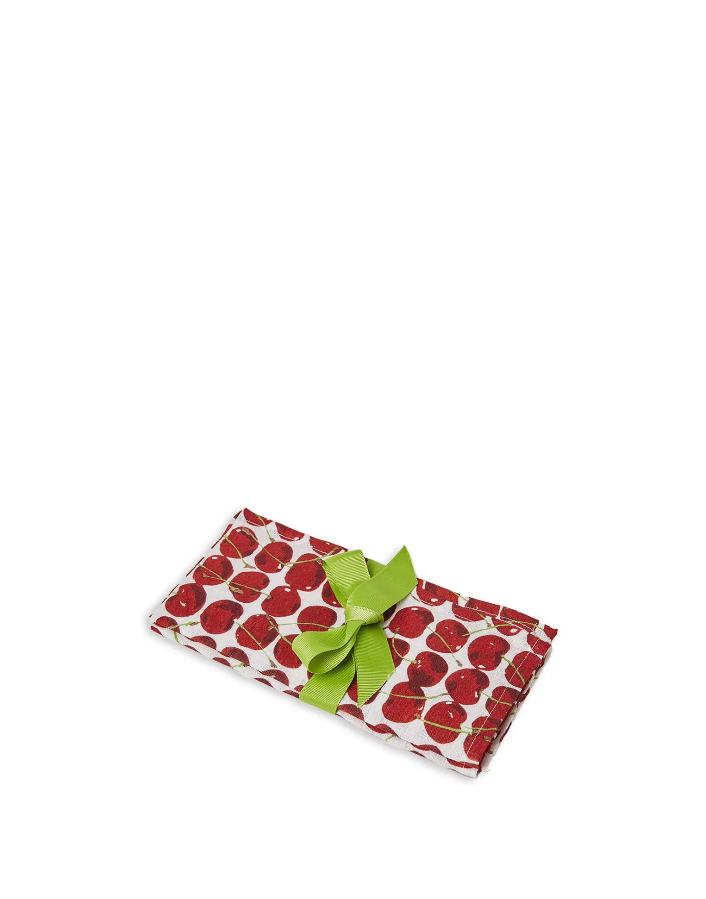 La DoubleJ Large Napkins Set Of 2Cherries Avorio in Linen | Nappes | Textiles