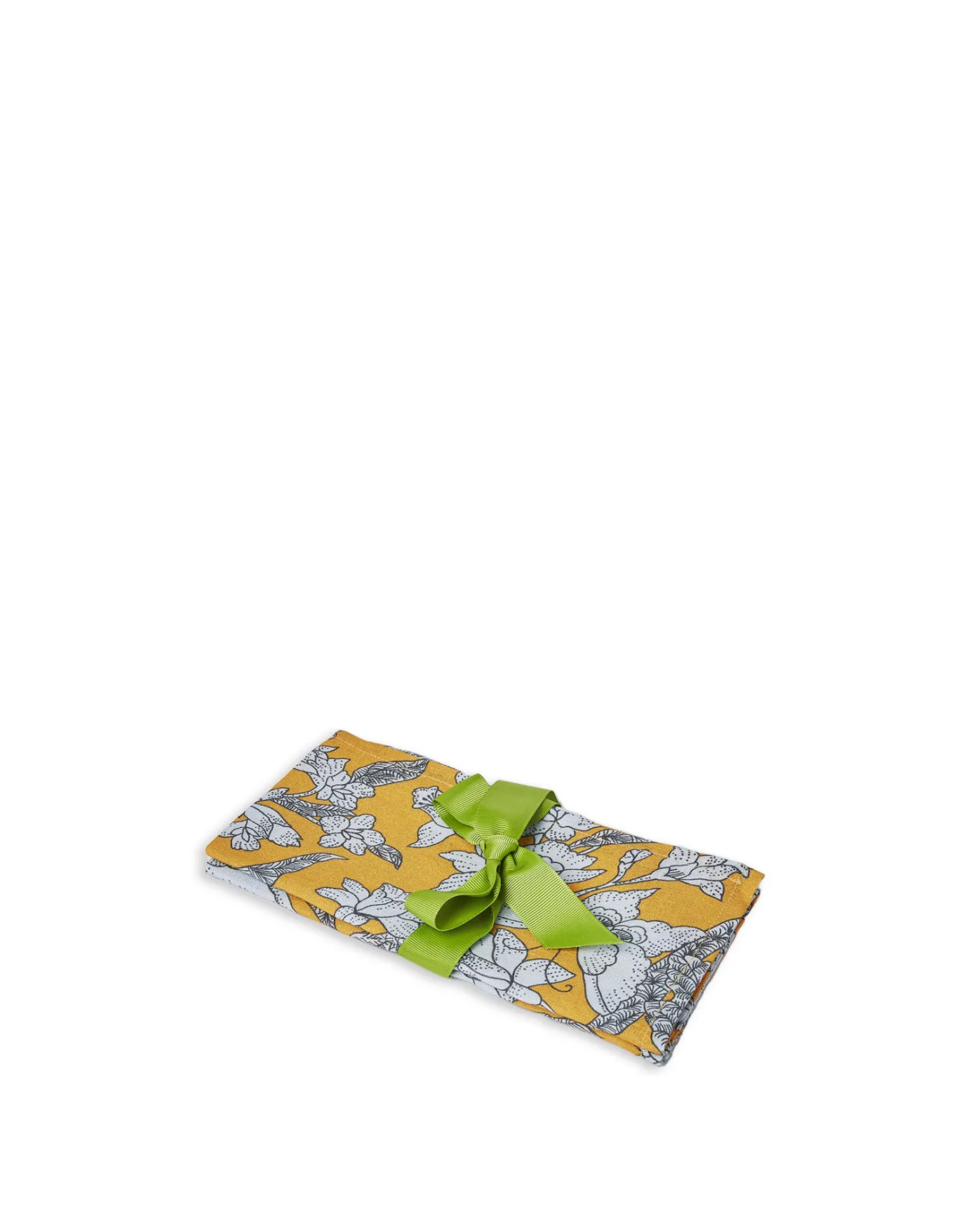 La DoubleJ Large Napkins Set Of 2Lilium Zafferano in Linen | Nappes | Textiles