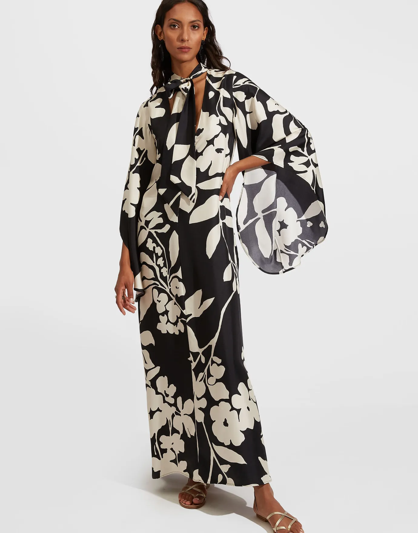 La DoubleJ Magnifico DressWinter Jasmine in Twill Silk | Robes | READY TO WEAR