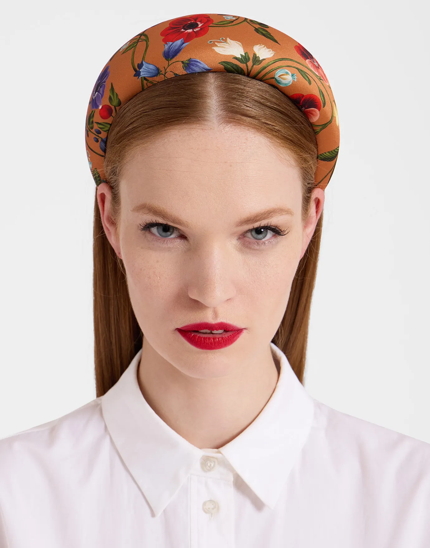 La DoubleJ Medici HeadbandBotticelli Rust in Twill | Accessoires Pour Cheveux | ACCESSORIES