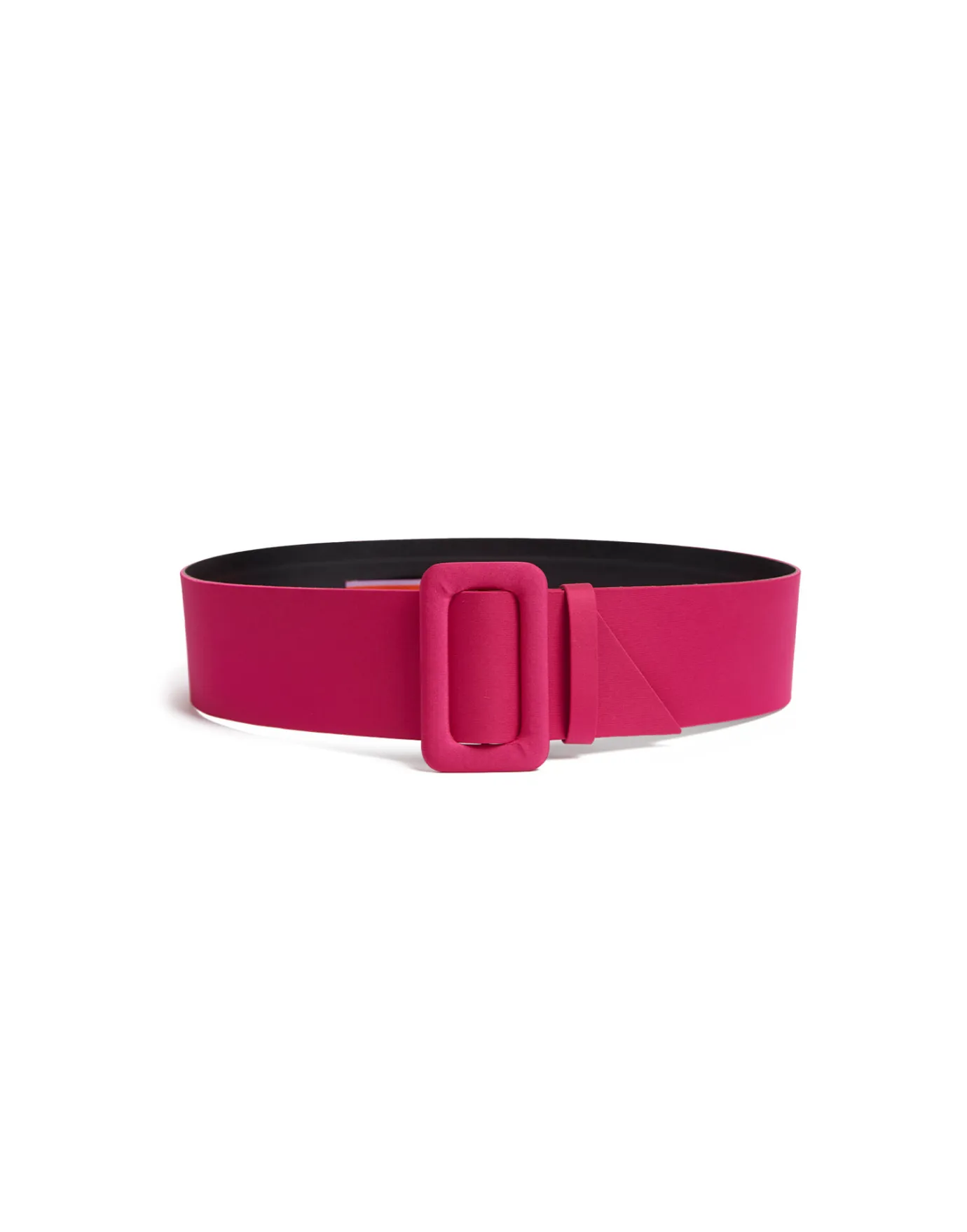 La DoubleJ Medium BeltCyclamen in Stretch Satin | Petit Accessoires | ACCESSORIES