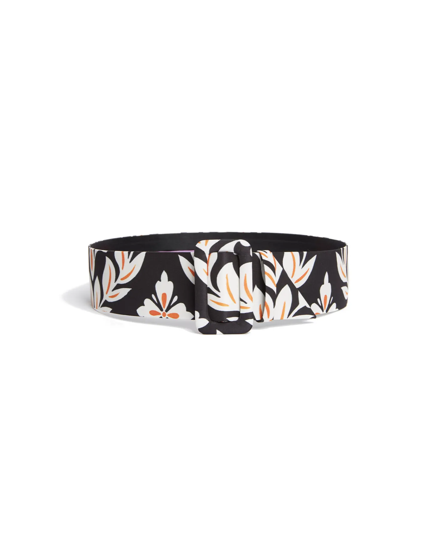 La DoubleJ Medium BeltGhirlanda Black in Light Faille | Petit Accessoires | ACCESSORIES