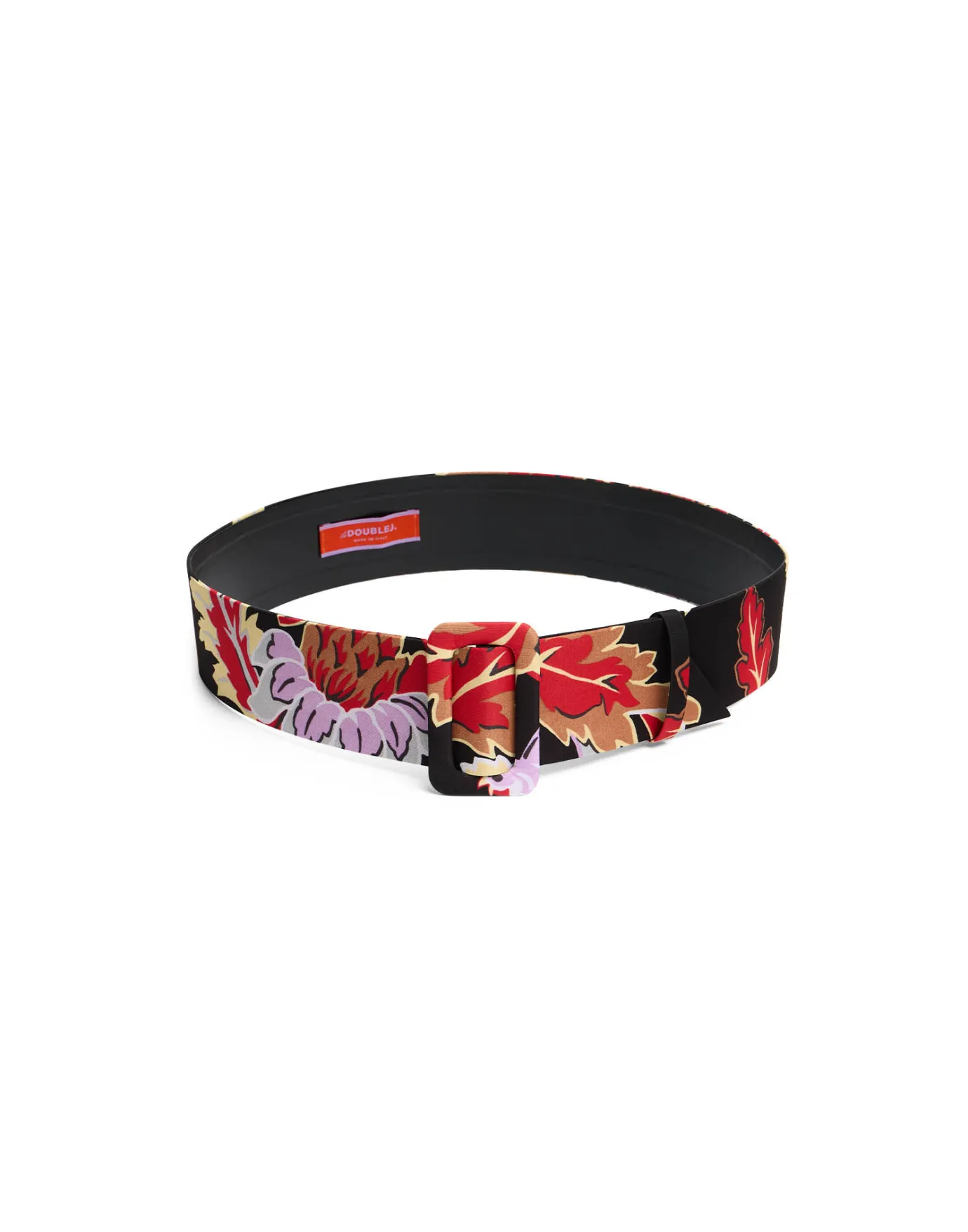 La DoubleJ Medium BeltLark Black in Light Faille | ACCESSORIES | Petit Accessoires