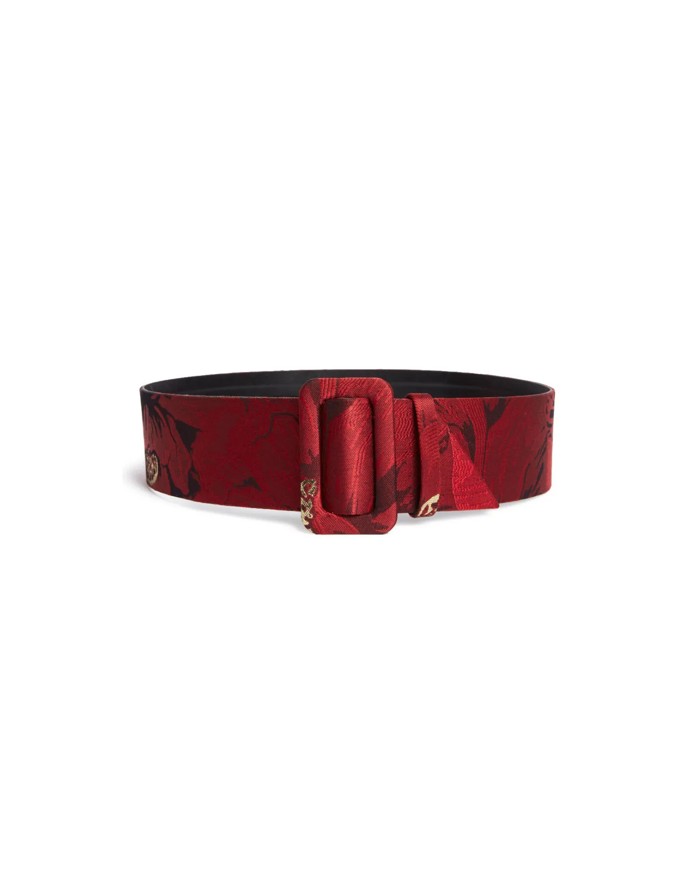 La DoubleJ Medium BeltRuby Red in Jacquard | Petit Accessoires | ACCESSORIES