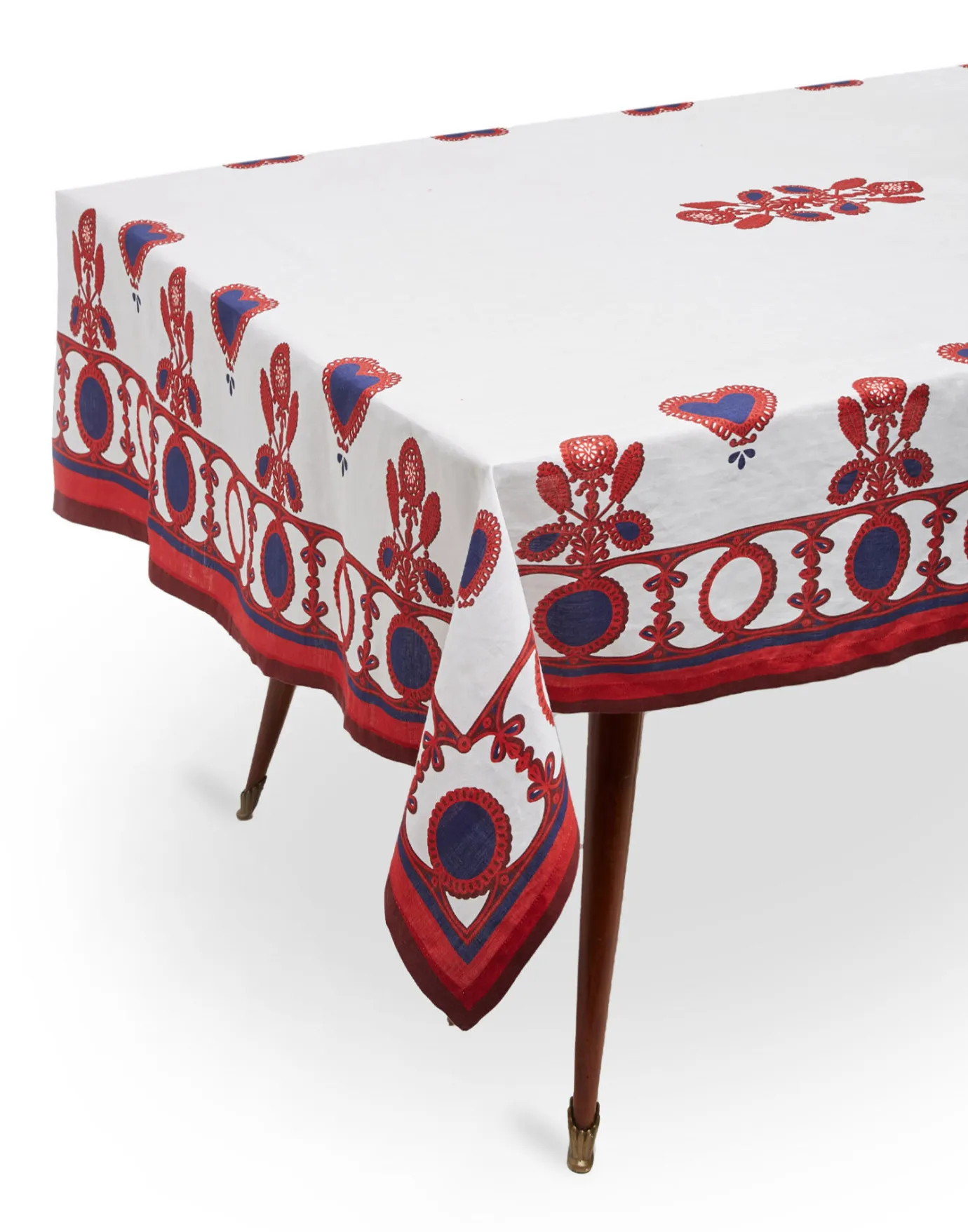 La DoubleJ Medium Tablecloth (180x280)Transylvania Mix in Linen | Serviettes | Textiles