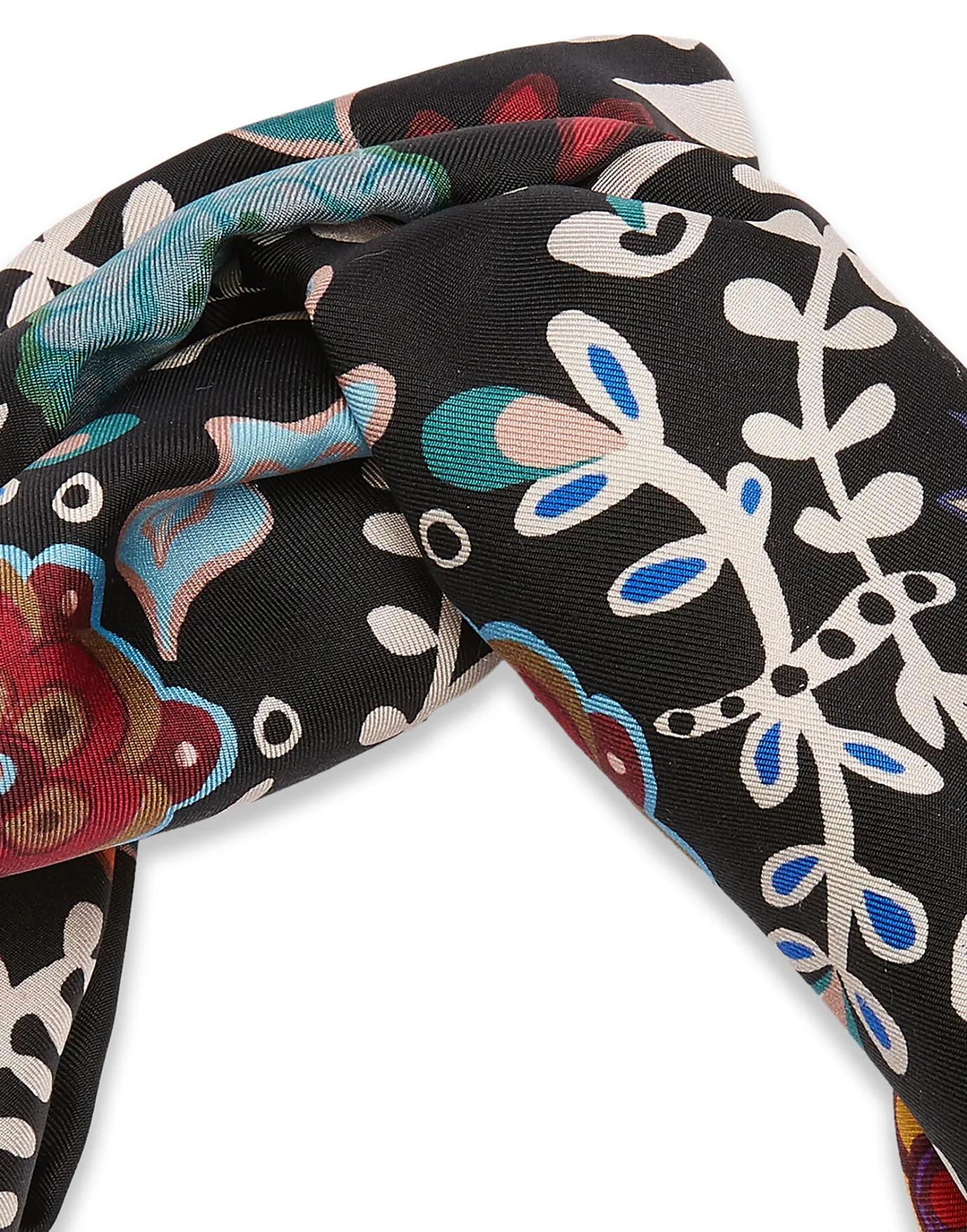 La DoubleJ Pinup HeadbandFire Flower in Twill | Accessoires Pour Cheveux | ACCESSORIES