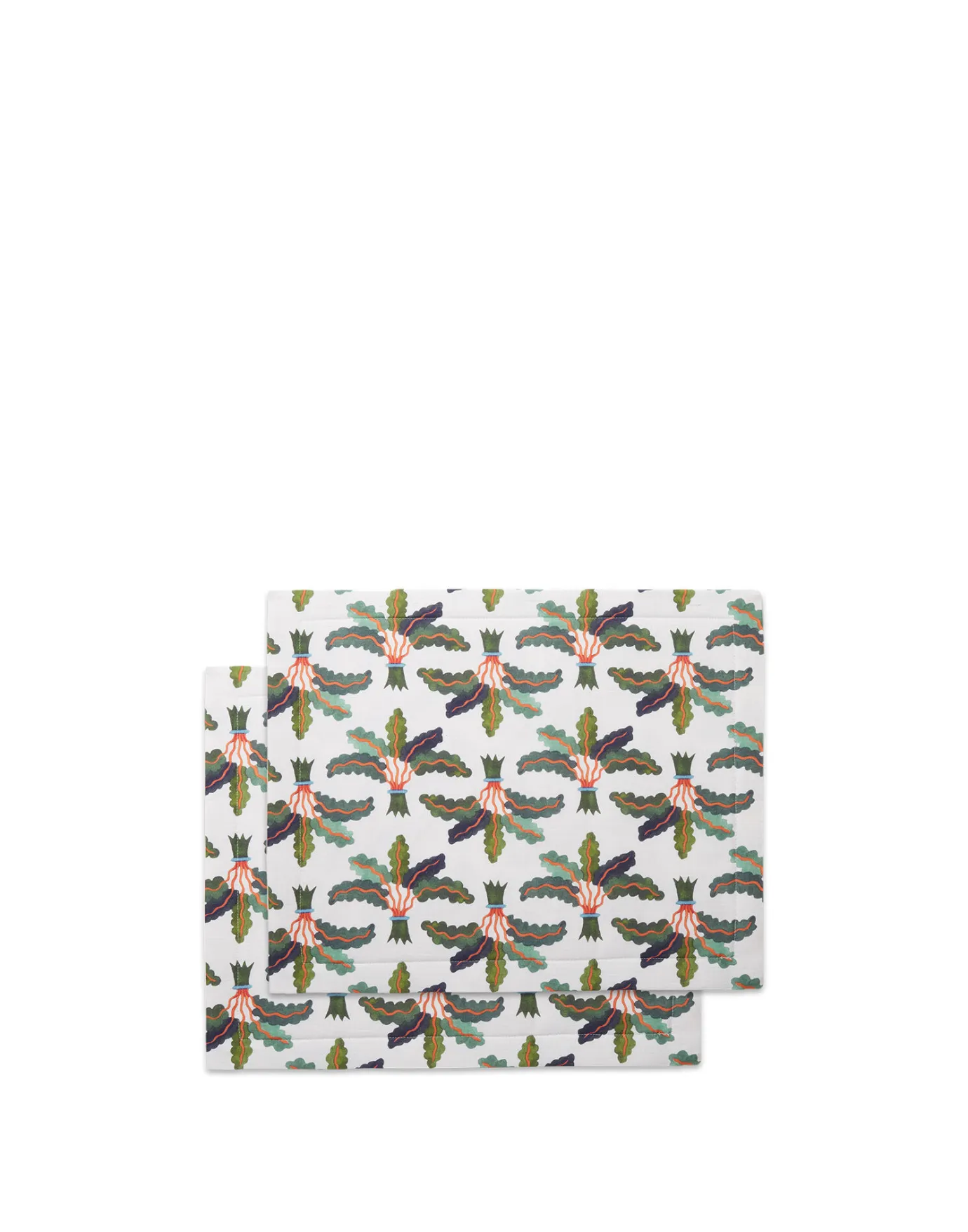 La DoubleJ Placemat Set Of 2Palms in Linen | Sets De Table | Textiles