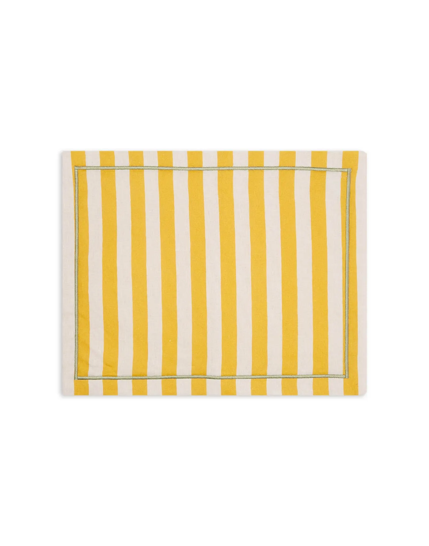 La DoubleJ Placemat Set Of 2Riviera Giallo in Linen | Sets De Table | Textiles