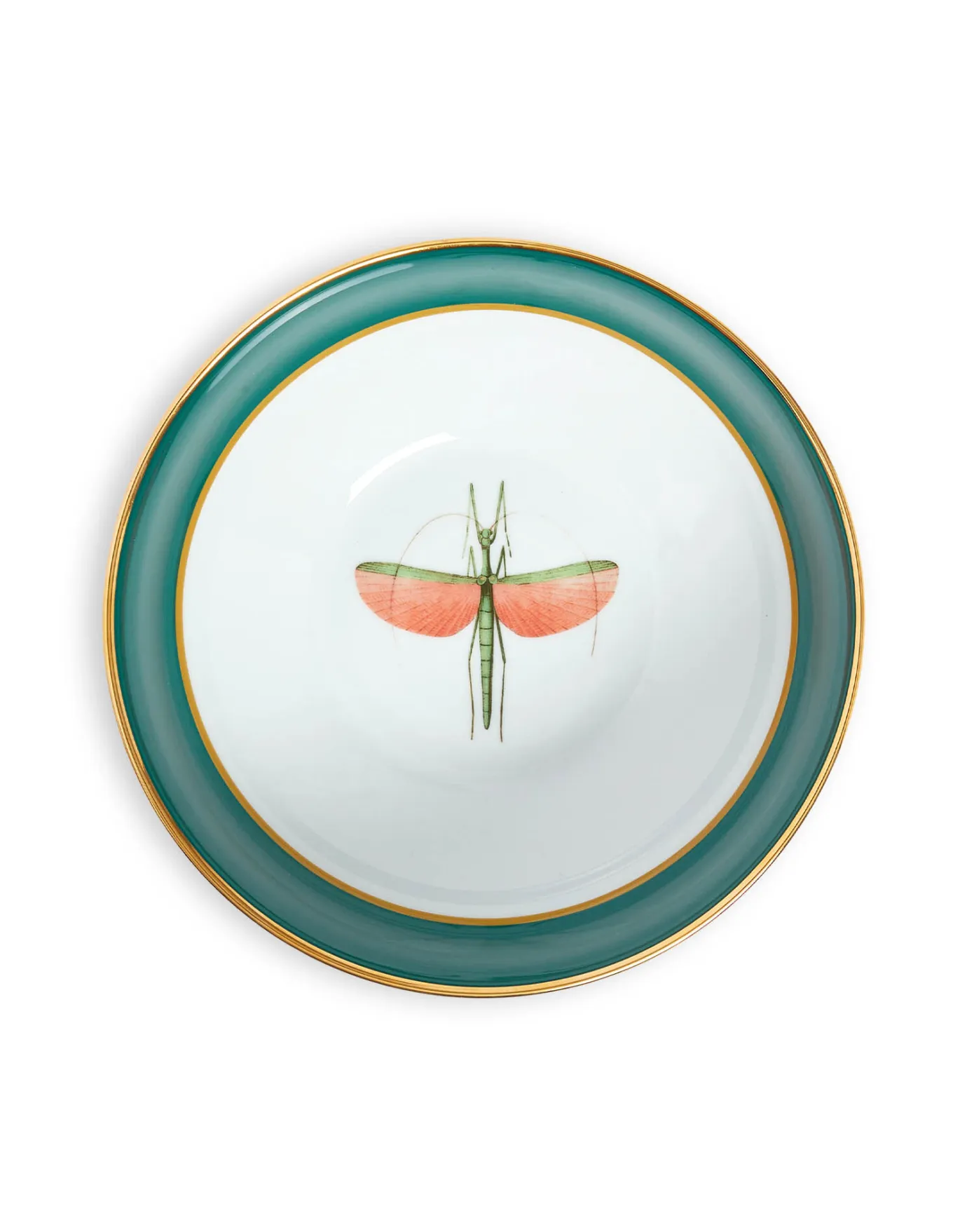 La DoubleJ Serving BowlLibellula Green in Porcelain | Objets Pour Servir | Table