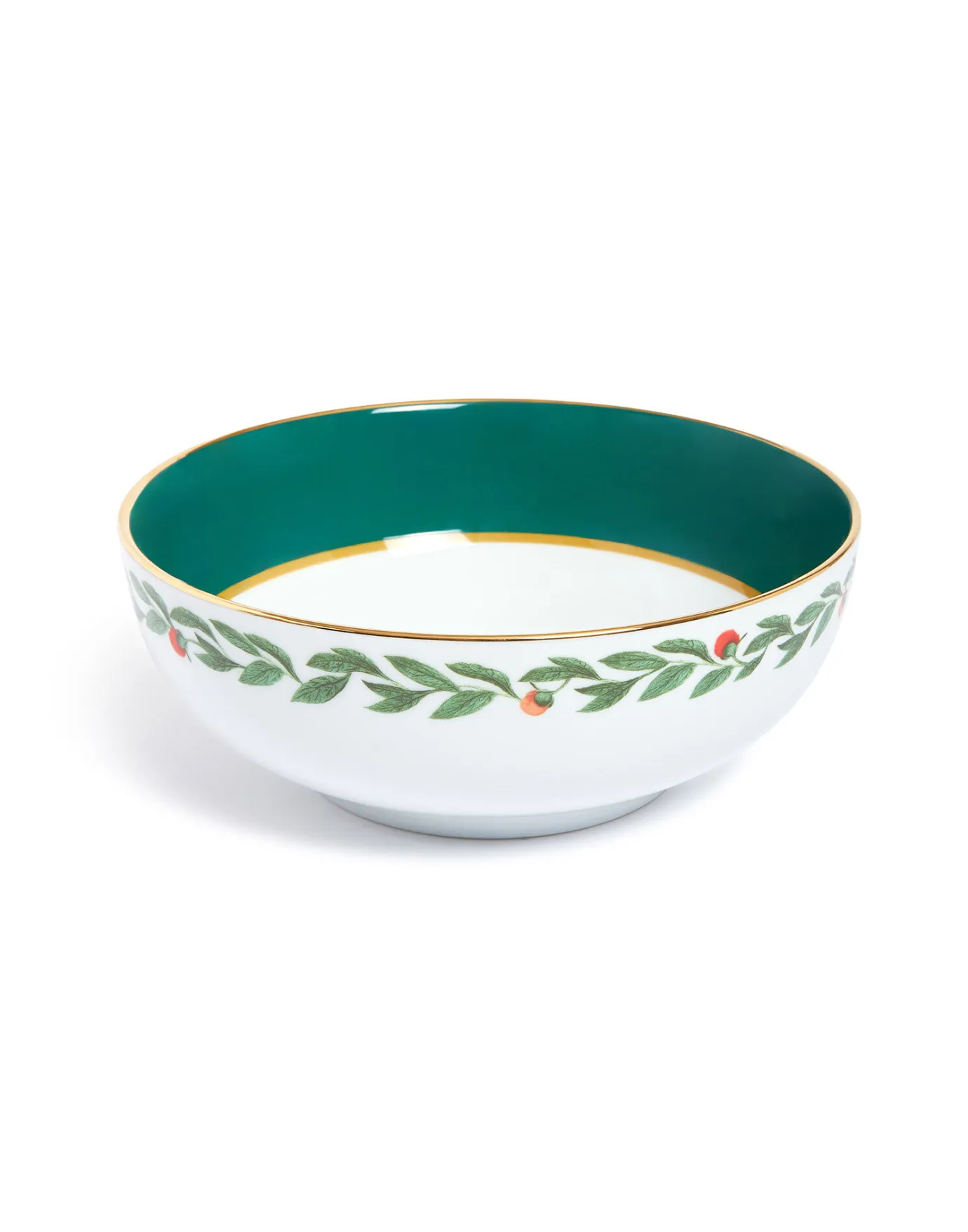 La DoubleJ Serving BowlLibellula Green in Porcelain | Objets Pour Servir | Table