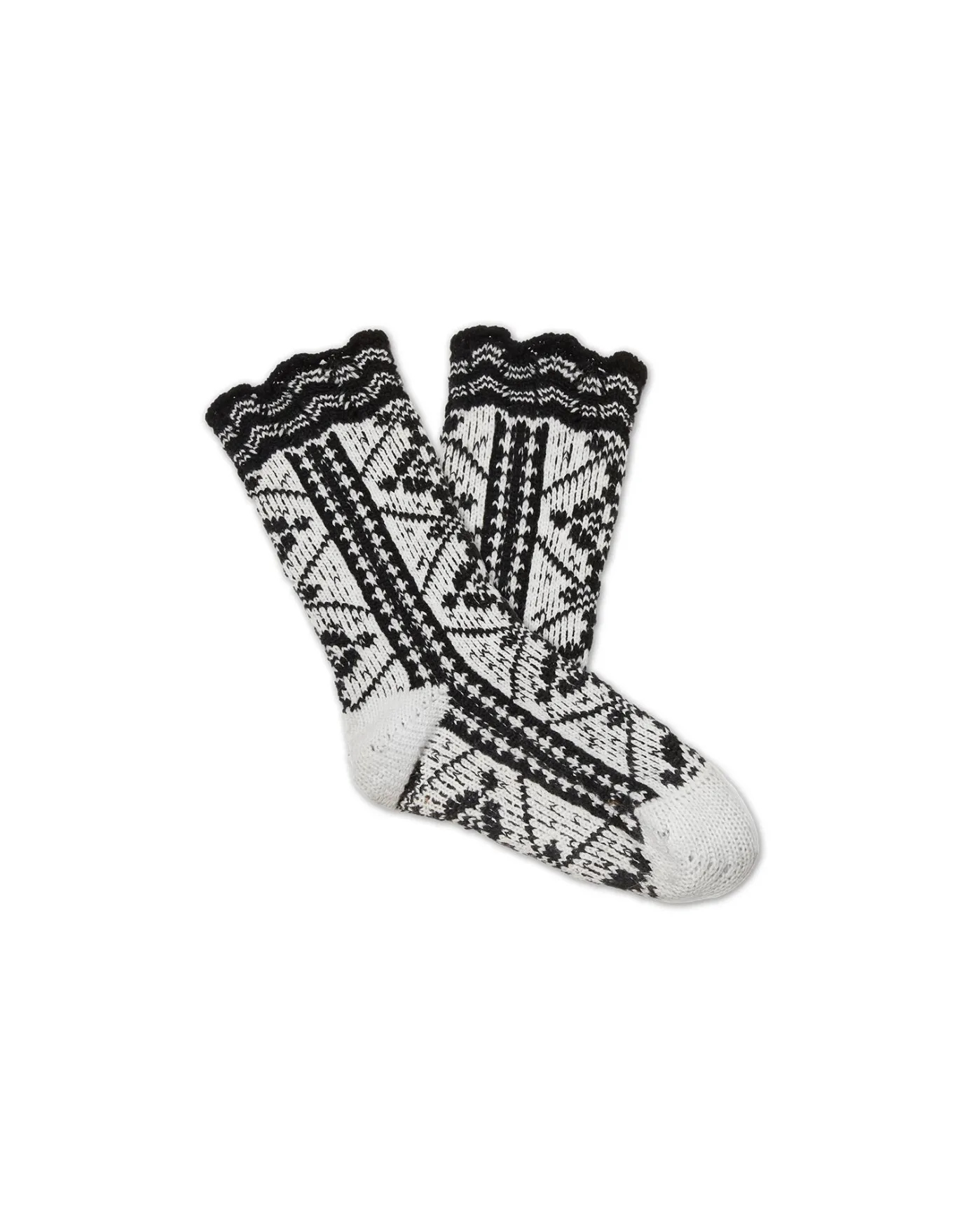 La DoubleJ Short Mountain SocksCircle Nero in Wool | Petit Accessoires | ACCESSORIES