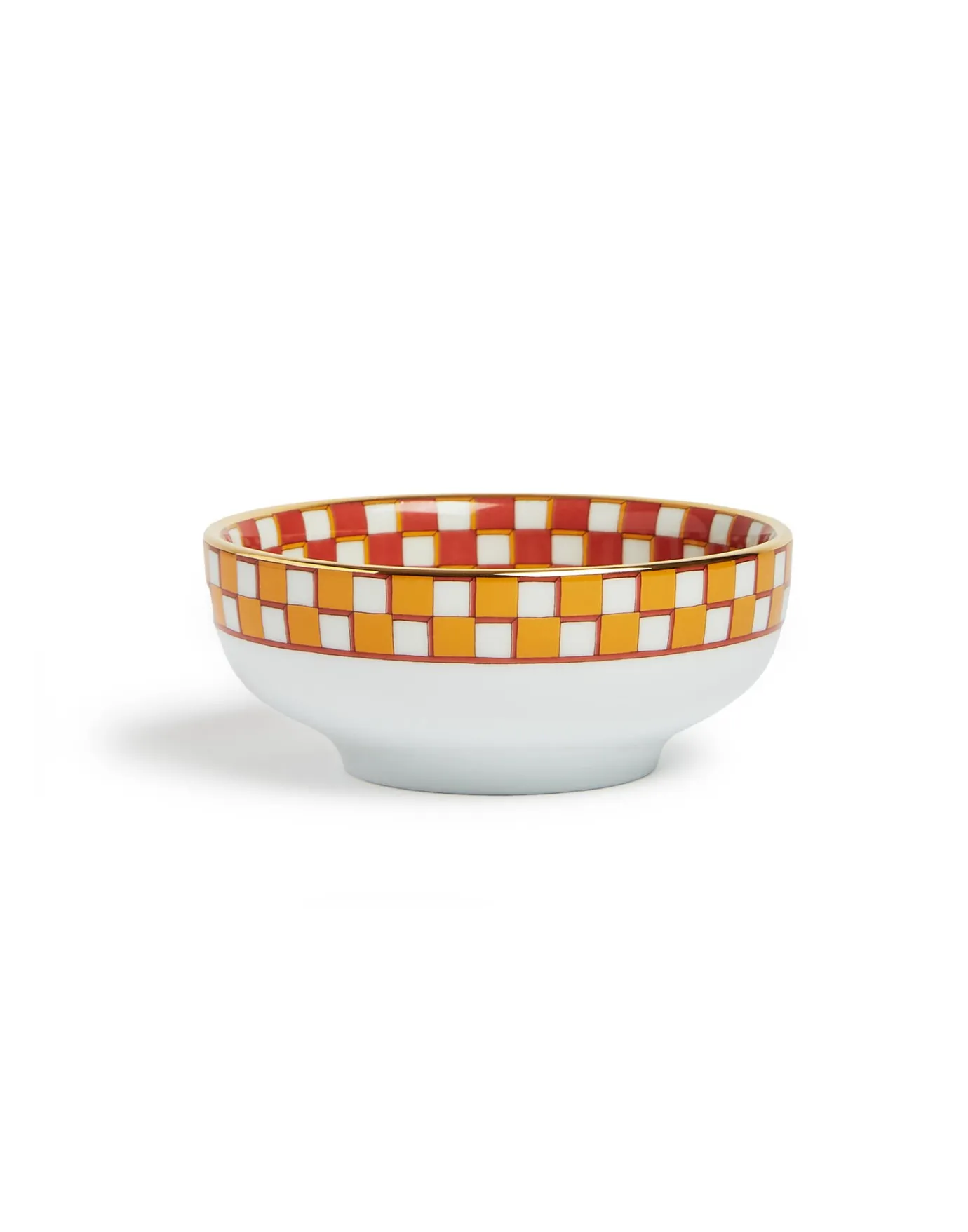 La DoubleJ Snack Bowl Set Of 2Apollo Brick in Porcelain | Objets Pour Servir | Table