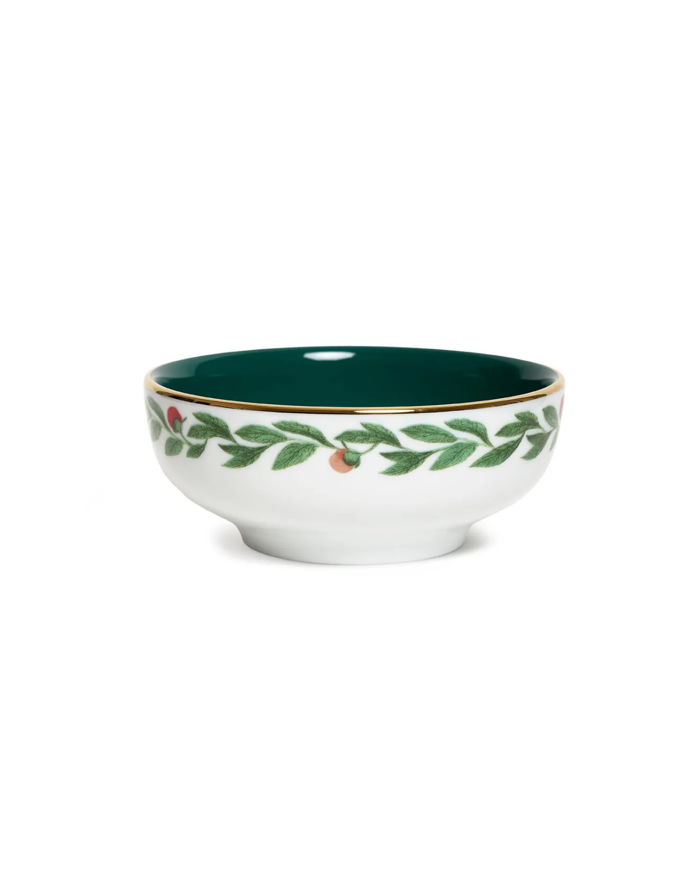 La DoubleJ Snack Bowl Set Of 2Libellula Green in Porcelain | Objets Pour Servir | Table