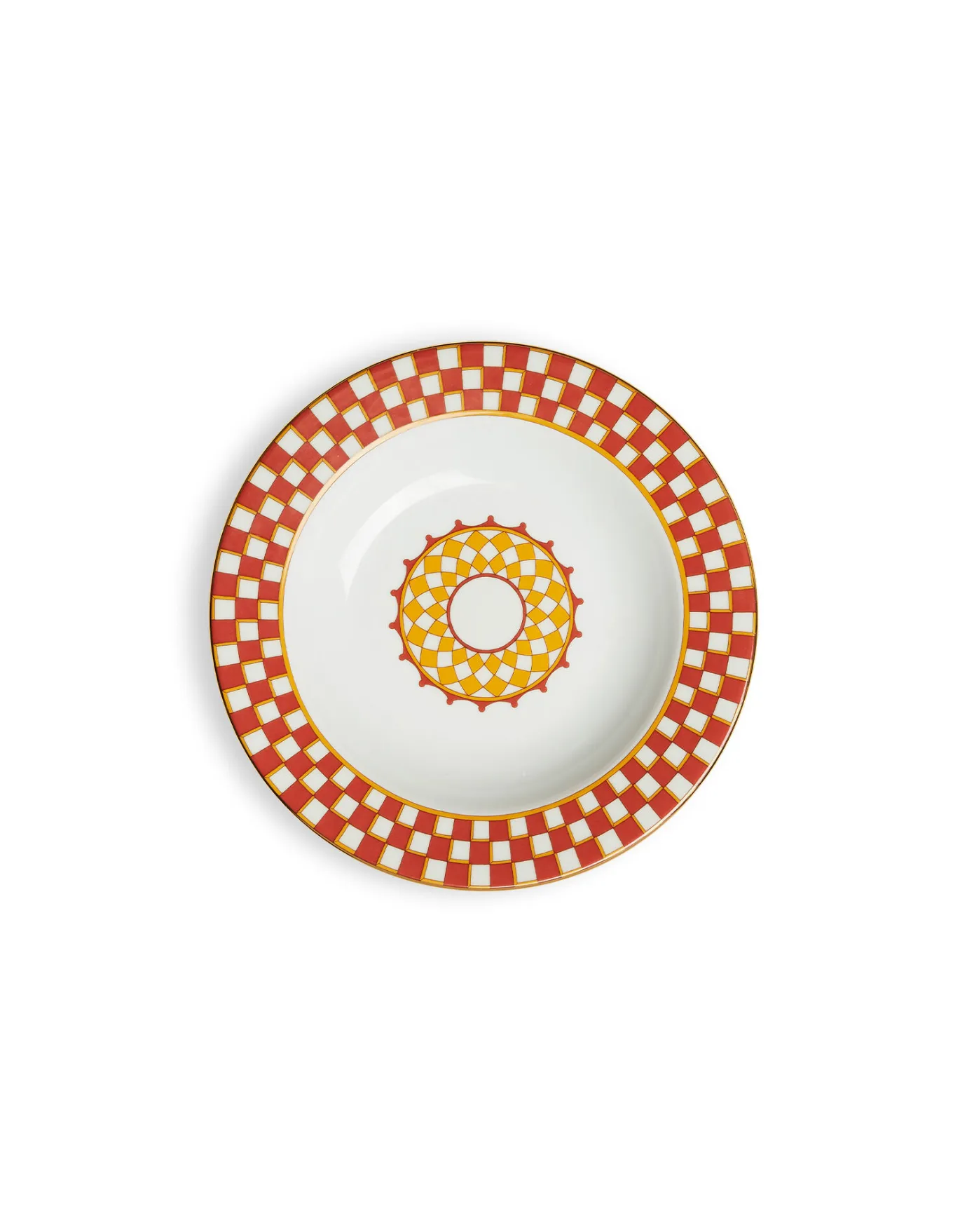 La DoubleJ Soup Plates Set Of 2Apollo Brick in Porcelain | Assiettes | Table