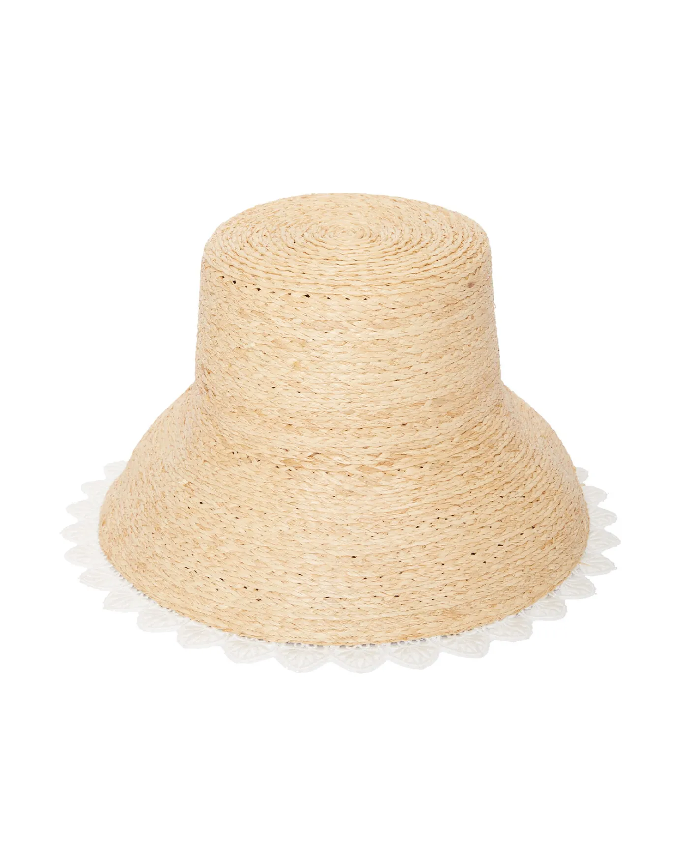 La DoubleJ The Ombra HatSolid Ivory in Raffia | Chapeaux | ACCESSORIES