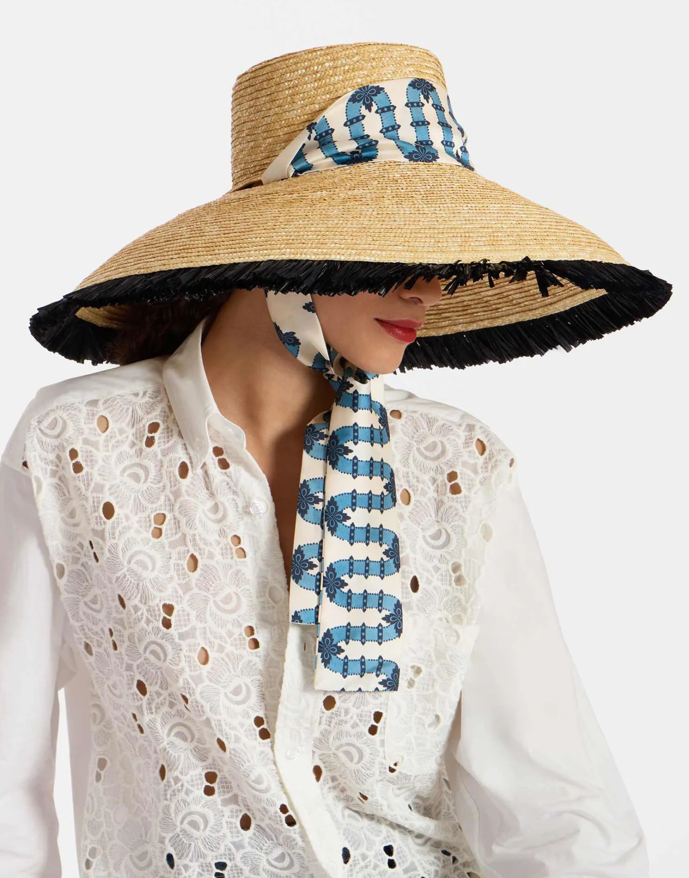 La DoubleJ The Sun HatSolid Light Beige in Raffia | Chapeaux | ACCESSORIES