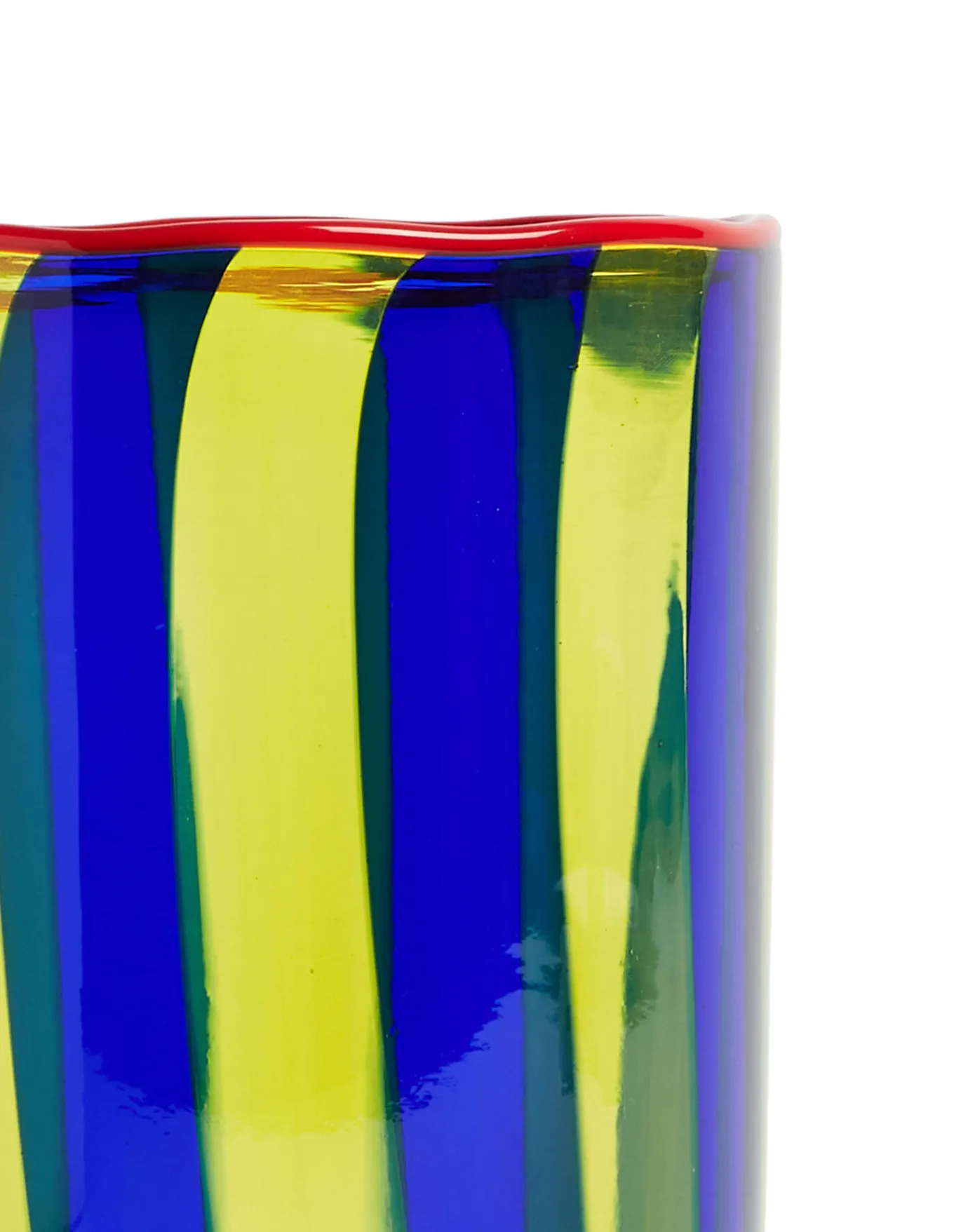 La DoubleJ Torretta VaseBlue in Murano Glass | Vases | Décoration