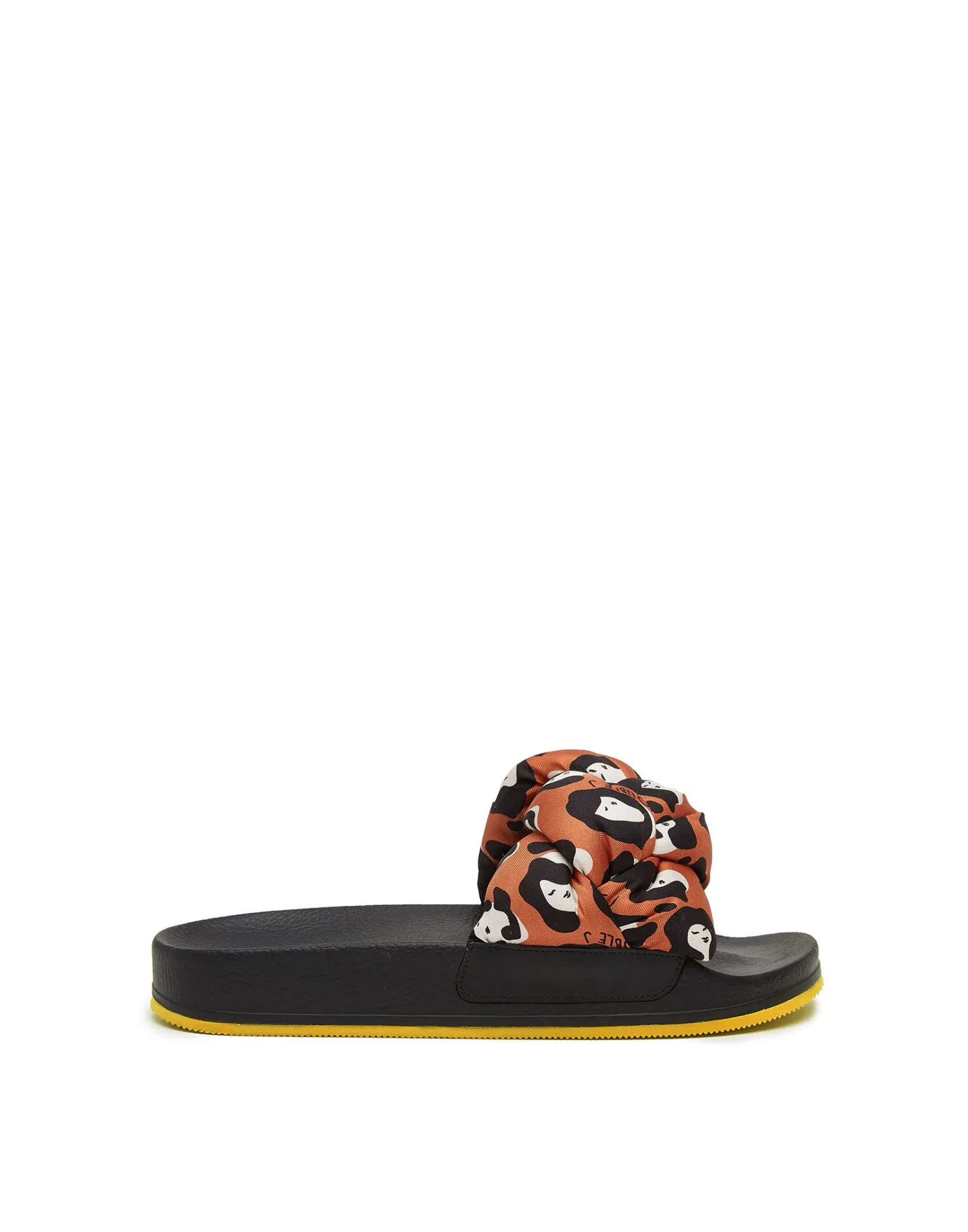 La DoubleJ Treccia SlidesLady Leopard in Twill | Chaussures | ACCESSORIES