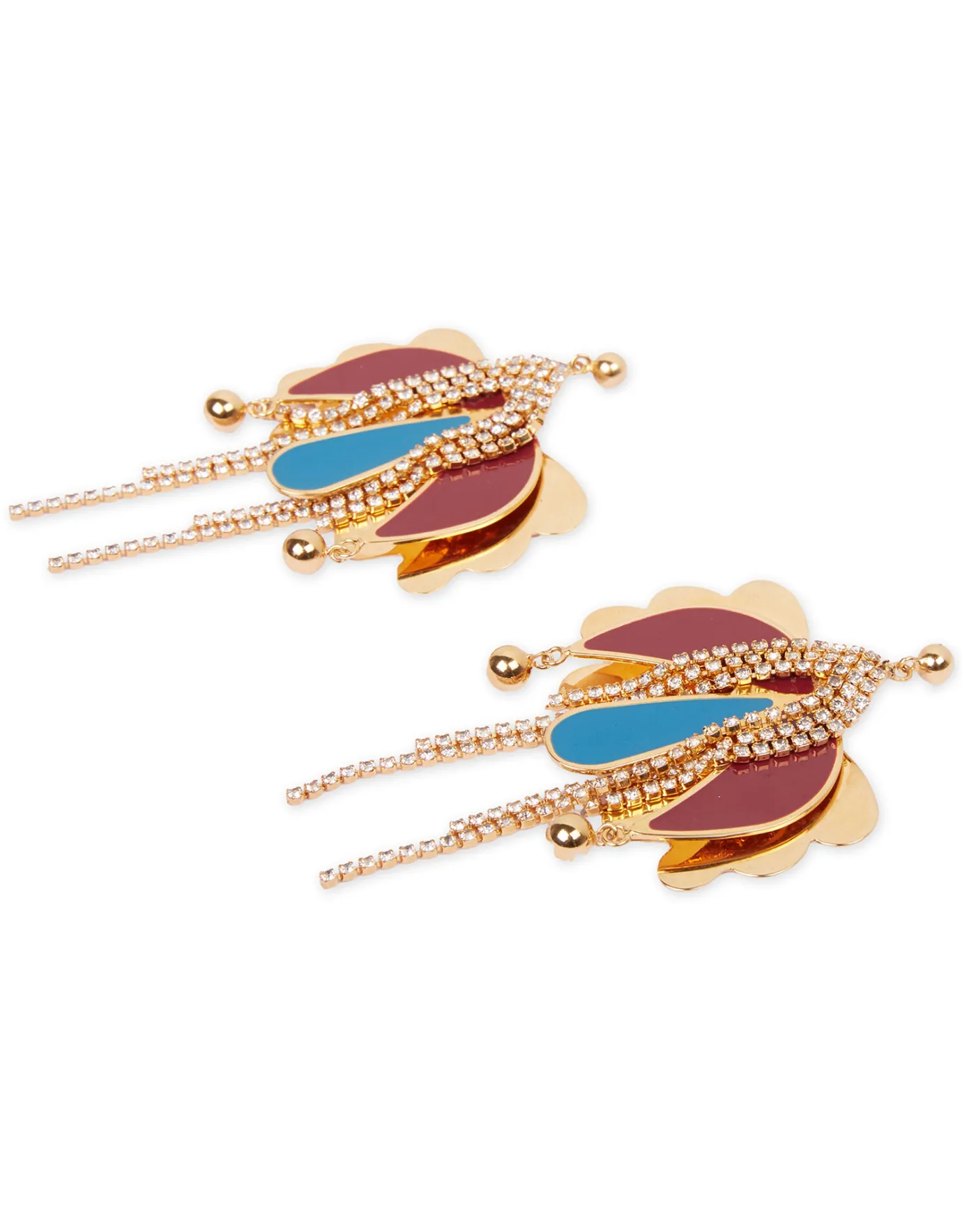 La DoubleJ Tulip EarringsOro Bordeaux in Bras | Bijoux | ACCESSORIES