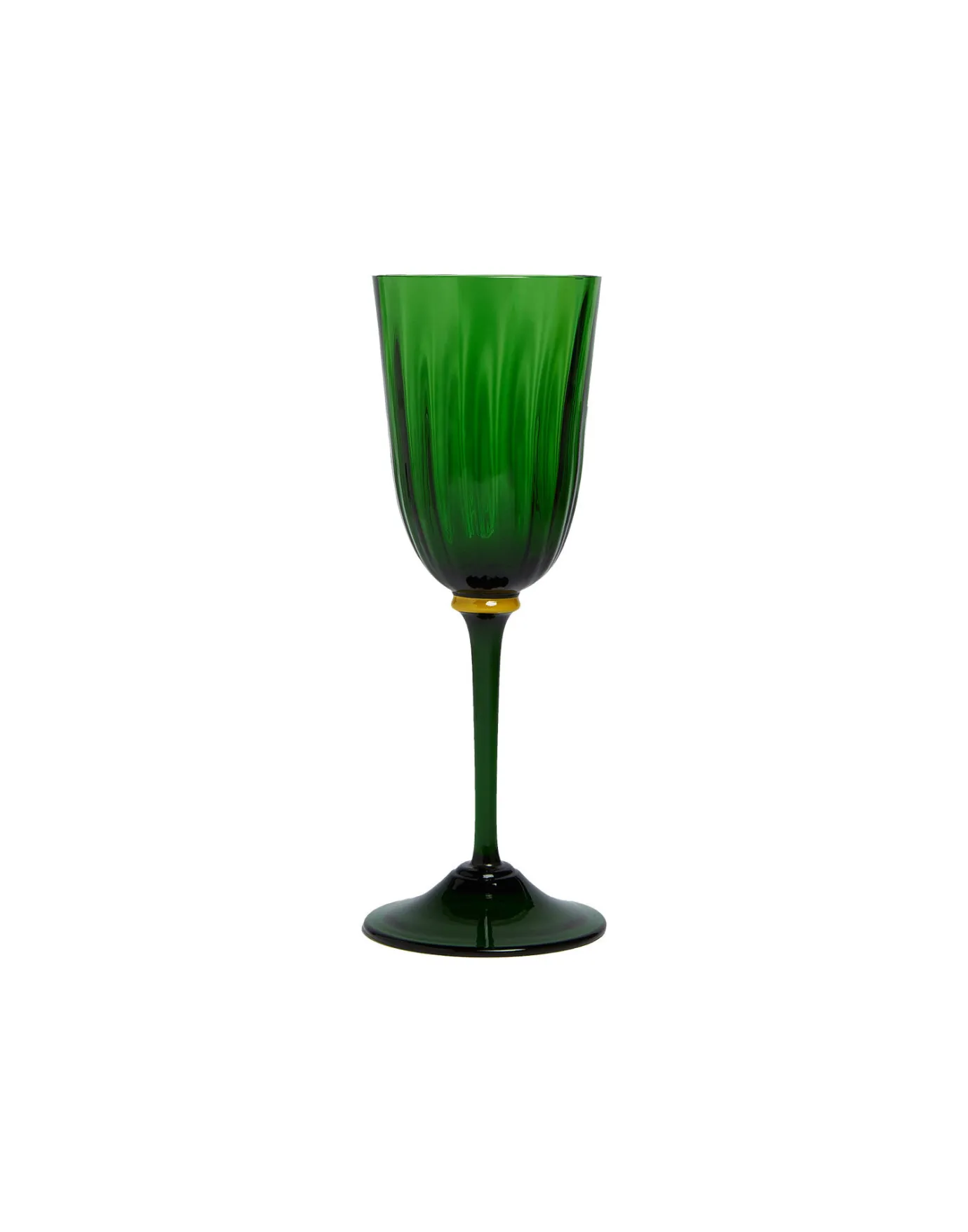 La DoubleJ Wine Glasses Set Of 2Green in Murano Glass | Verres à Eau | Verres